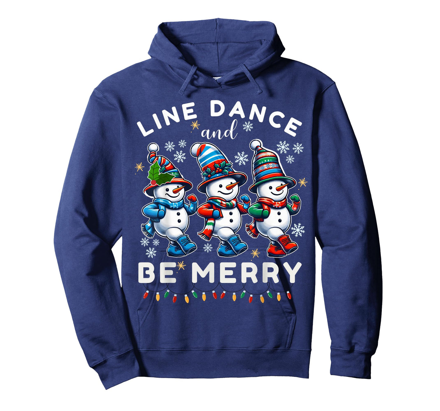 Be Merry Snowman Line Dance Christmas Funny Holiday Dancing T-Shirt