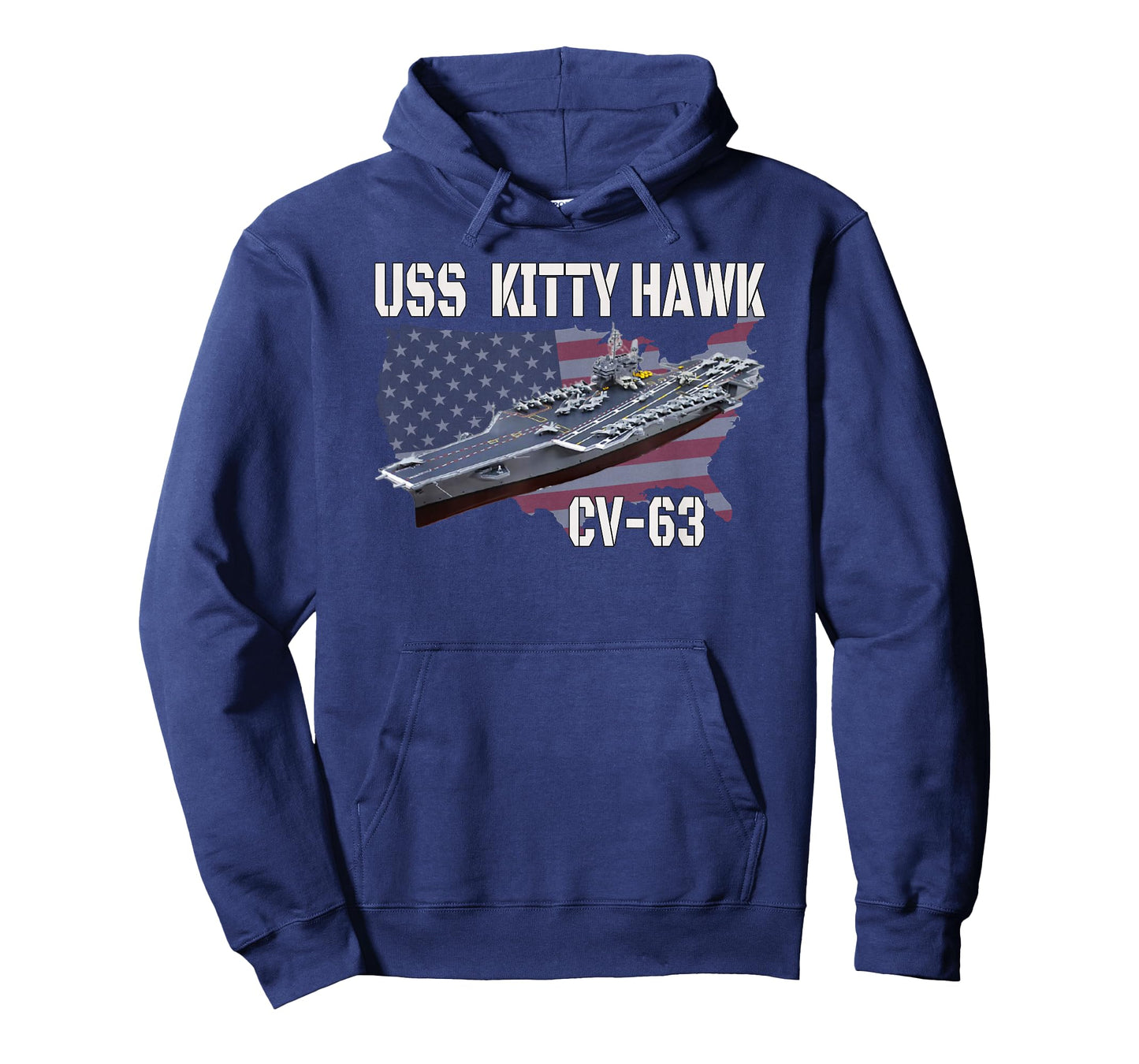 USS Kitty Hawk CV-63 Aircraft Carrier Veterans Day T-Shirt