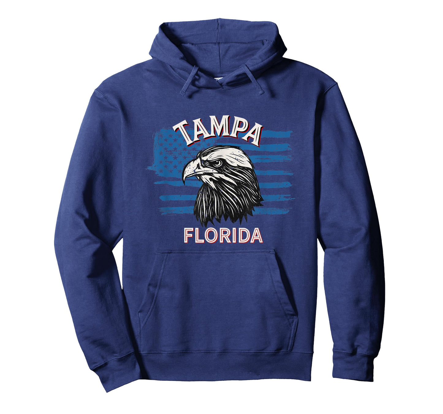 Retro Eagle USA Flag Florida - Vintage Tampa T-Shirt for Women Men