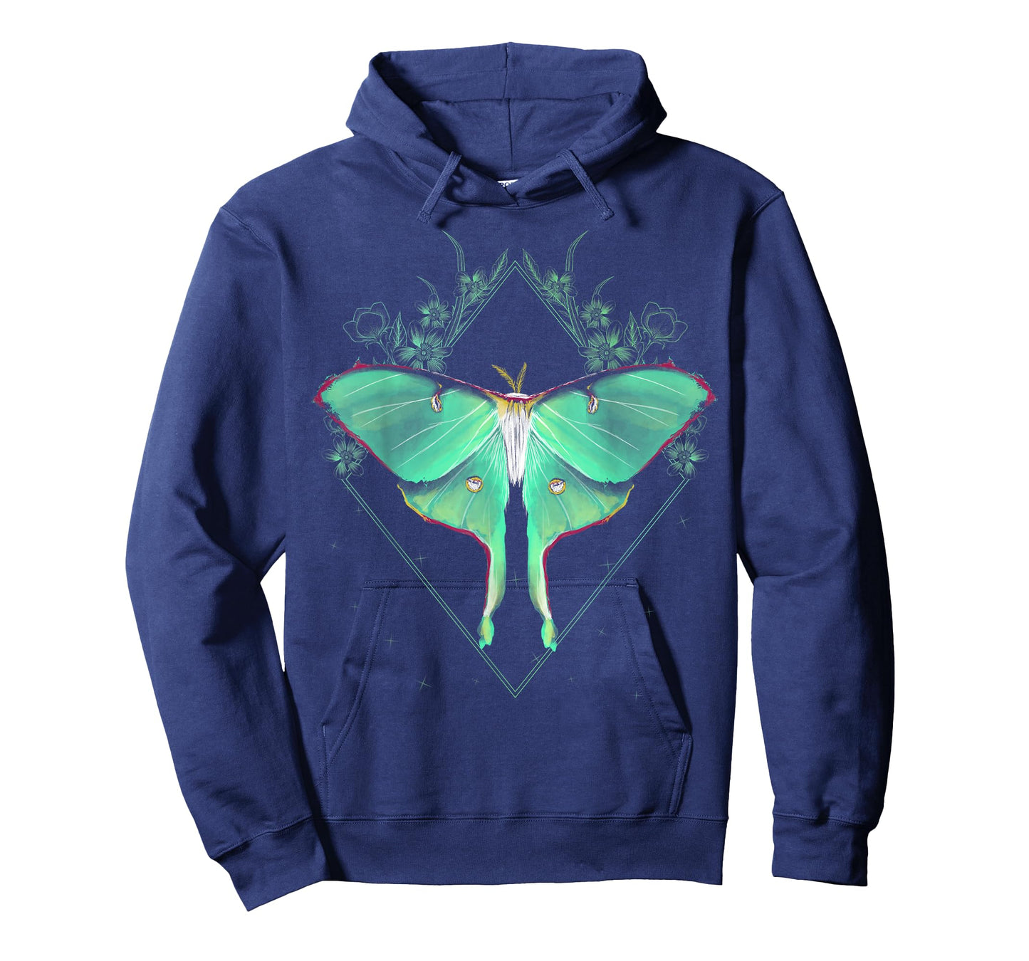 Cute Luna Moth Beautiful Butterfly Insect Lover Themed T-Shirt Small