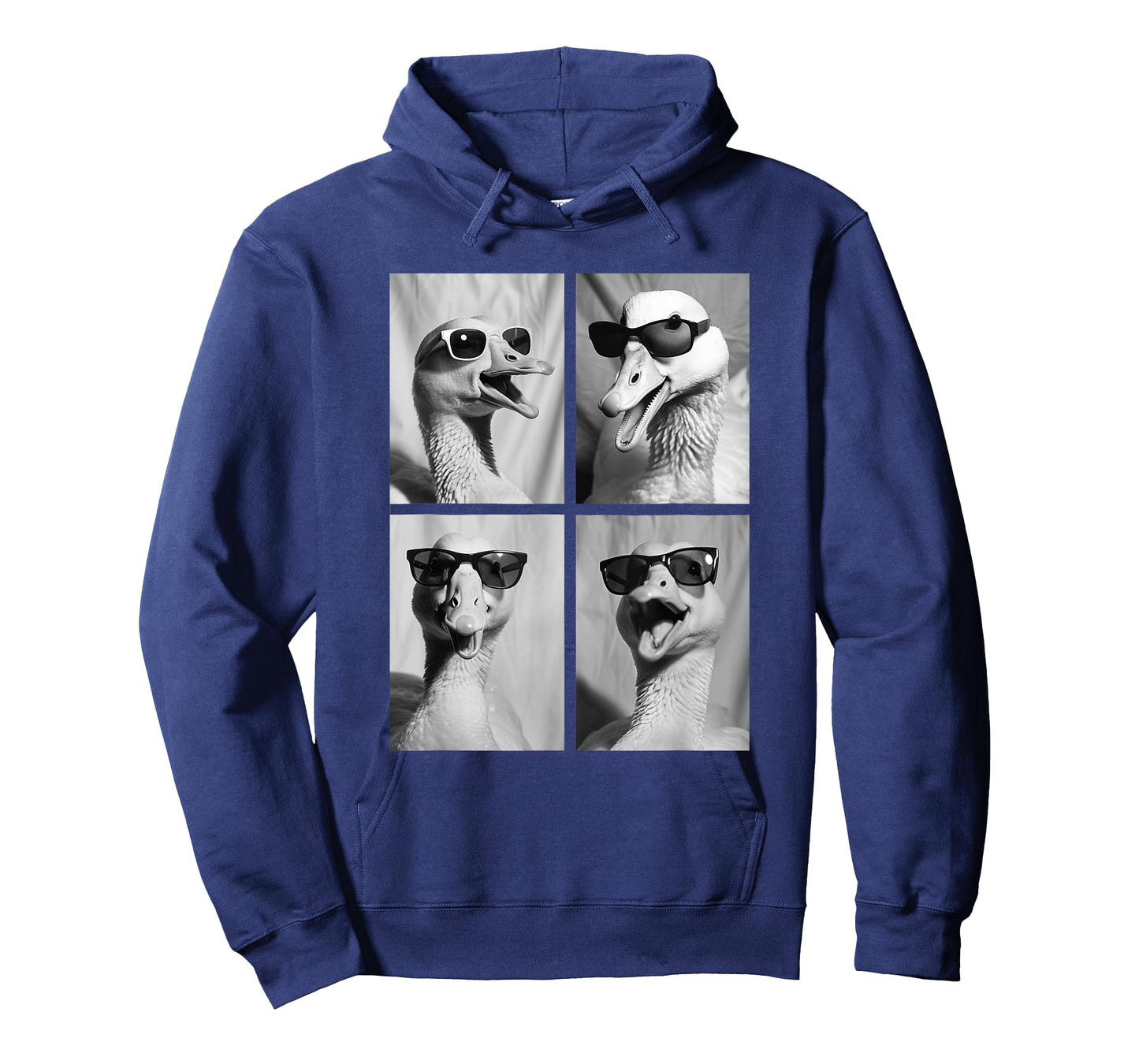Funny Goose with Sunglasses Silly Geese Animals Photo Booth T-Shirt