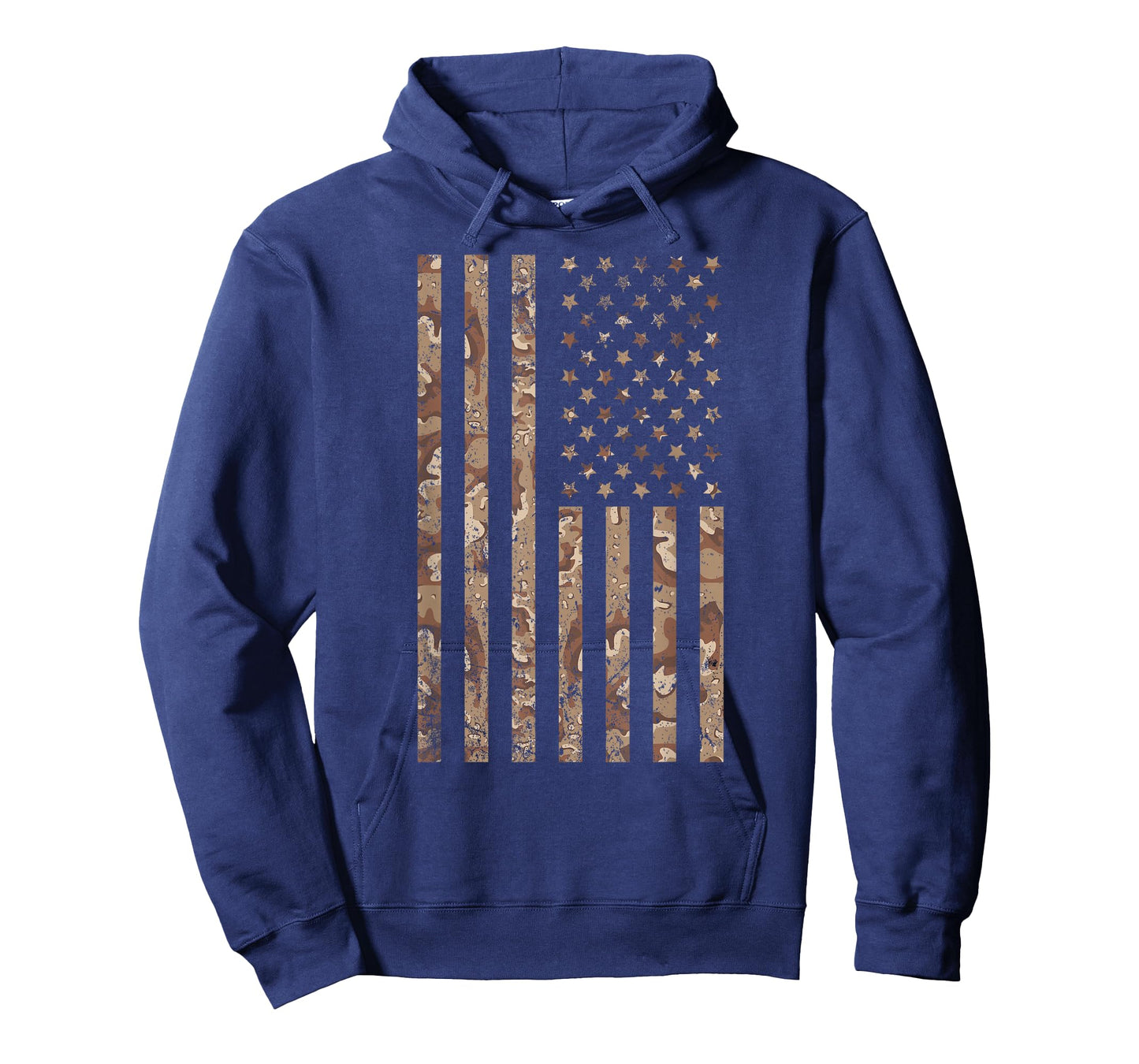 Desert Camo American Flag Military, Tactical Camouflage USA T-Shirt