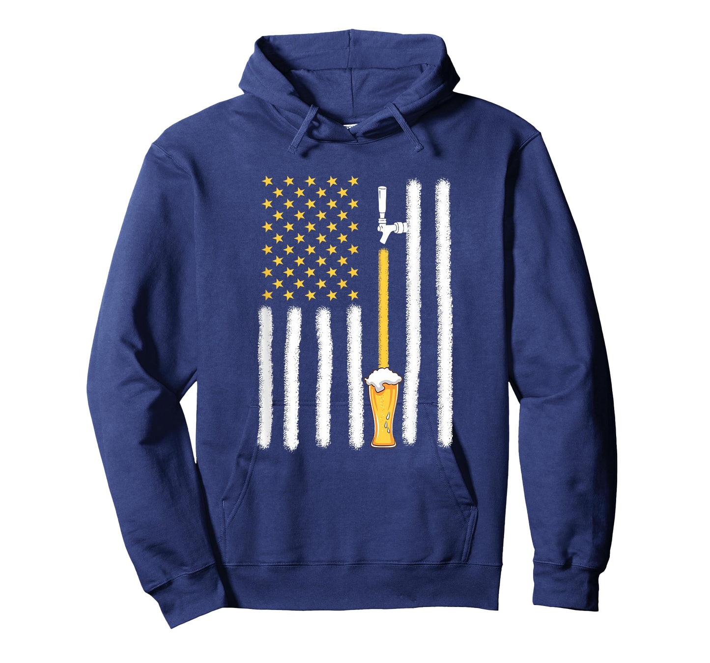 Craft Beer American Flag USA 4th July Brewery T-Shirt