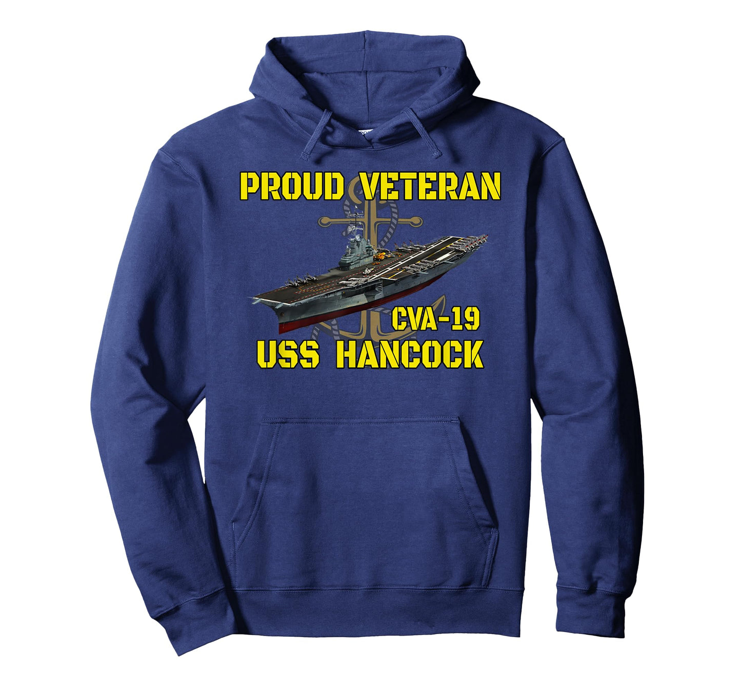Aircraft Carrier USS Hancock CVA-19 Veterans Father Grandpa T-Shirt