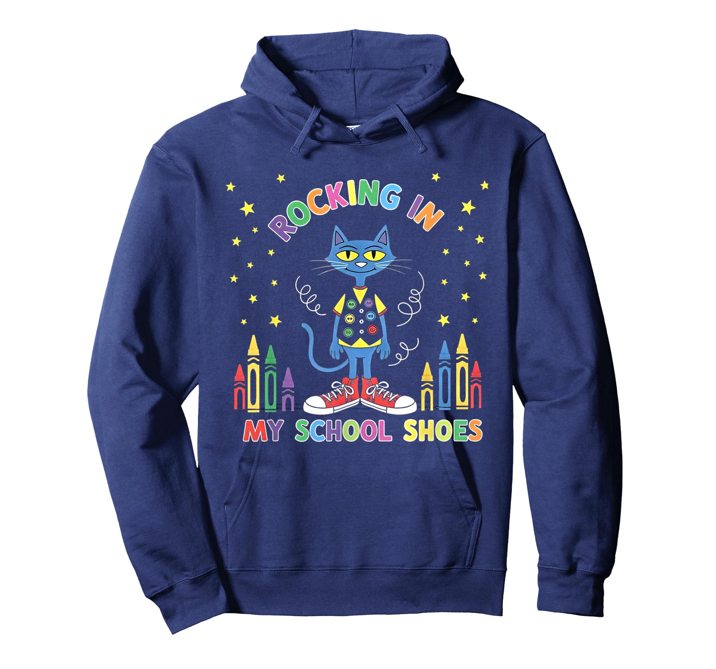 Cat Rocking in My School Shoes Funny Back to School T-Shirt