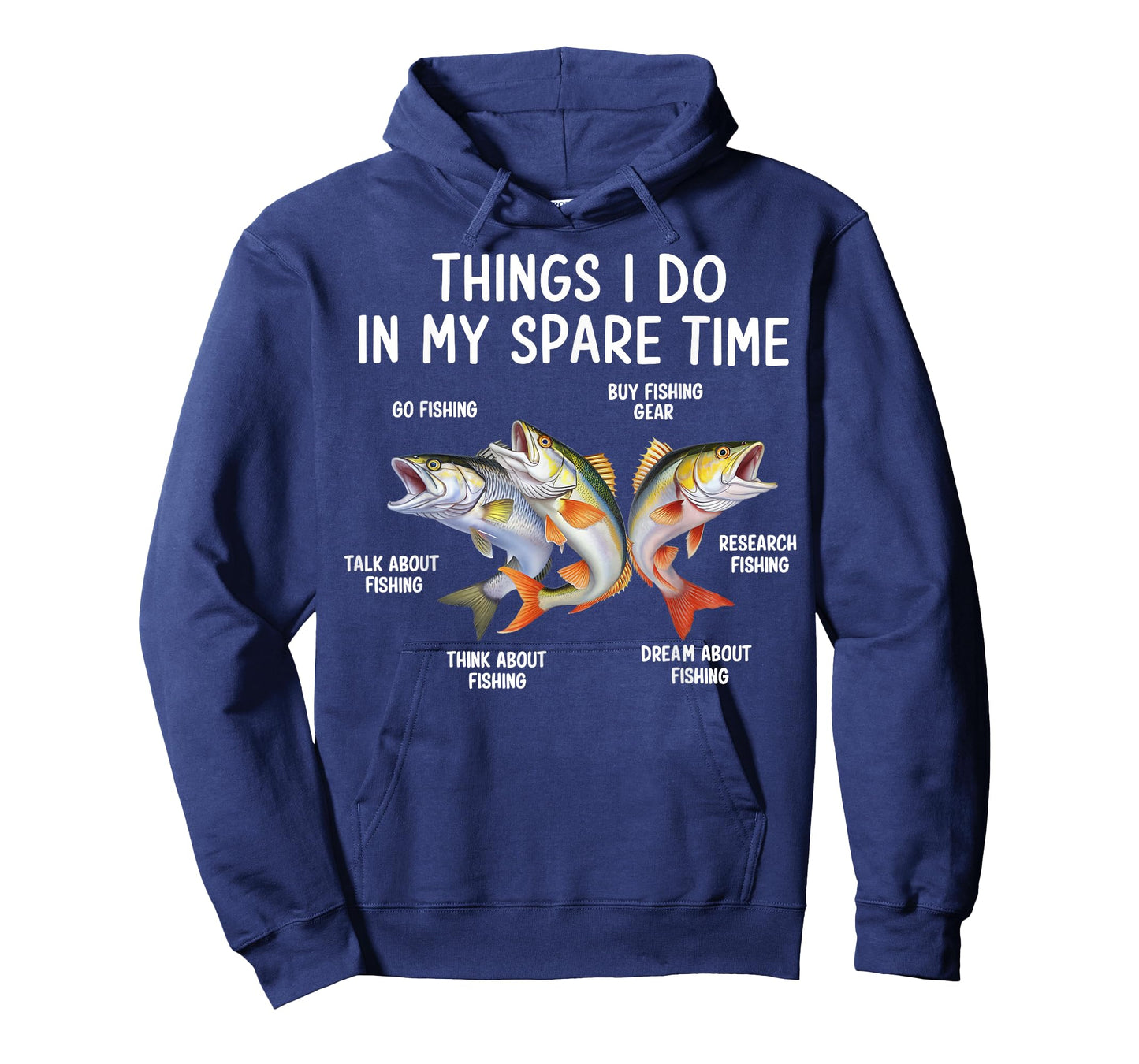 Things I Do In My Spare Time Fisherman Fishing Gifts Men Boy T-Shirt