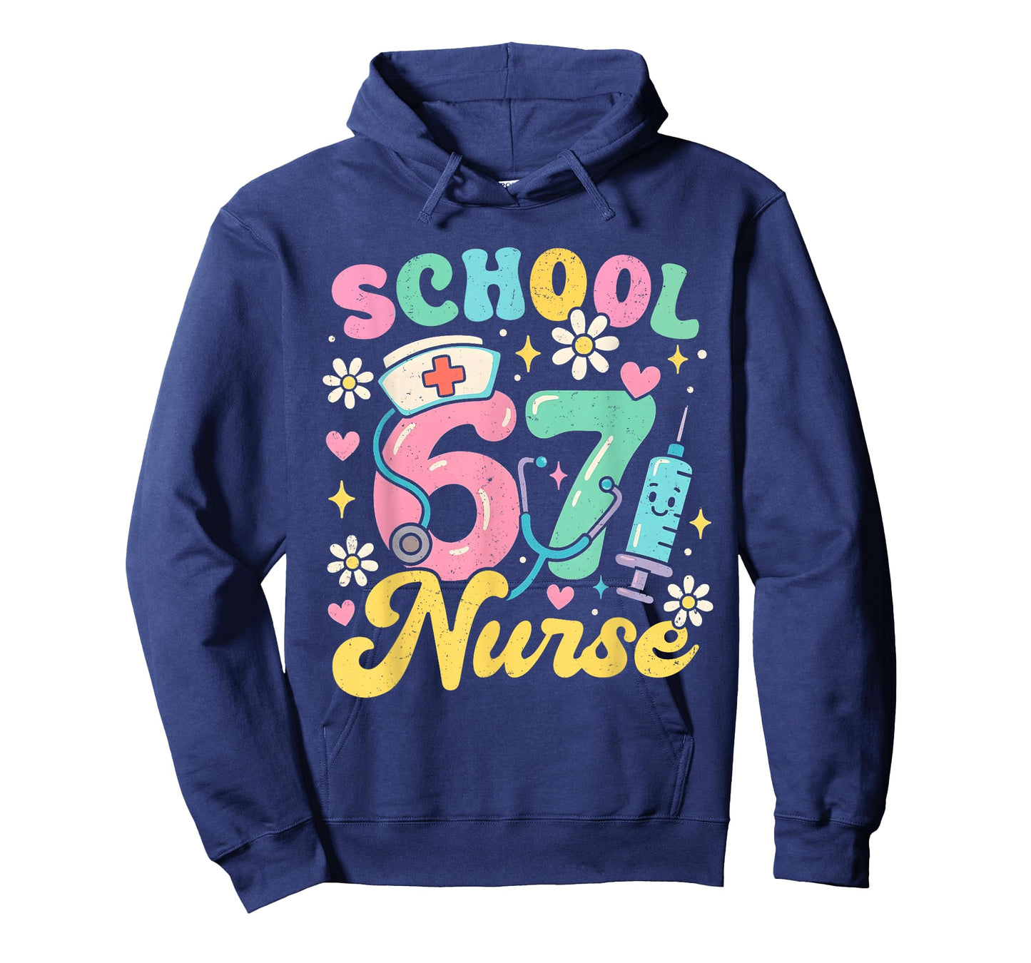 Funny School Nurse 67 Cute Medical Meme Design T-Shirt