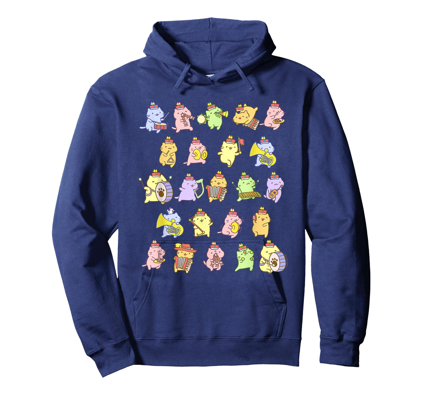 Mitchiri Neko March Cute cat band! T-Shirt