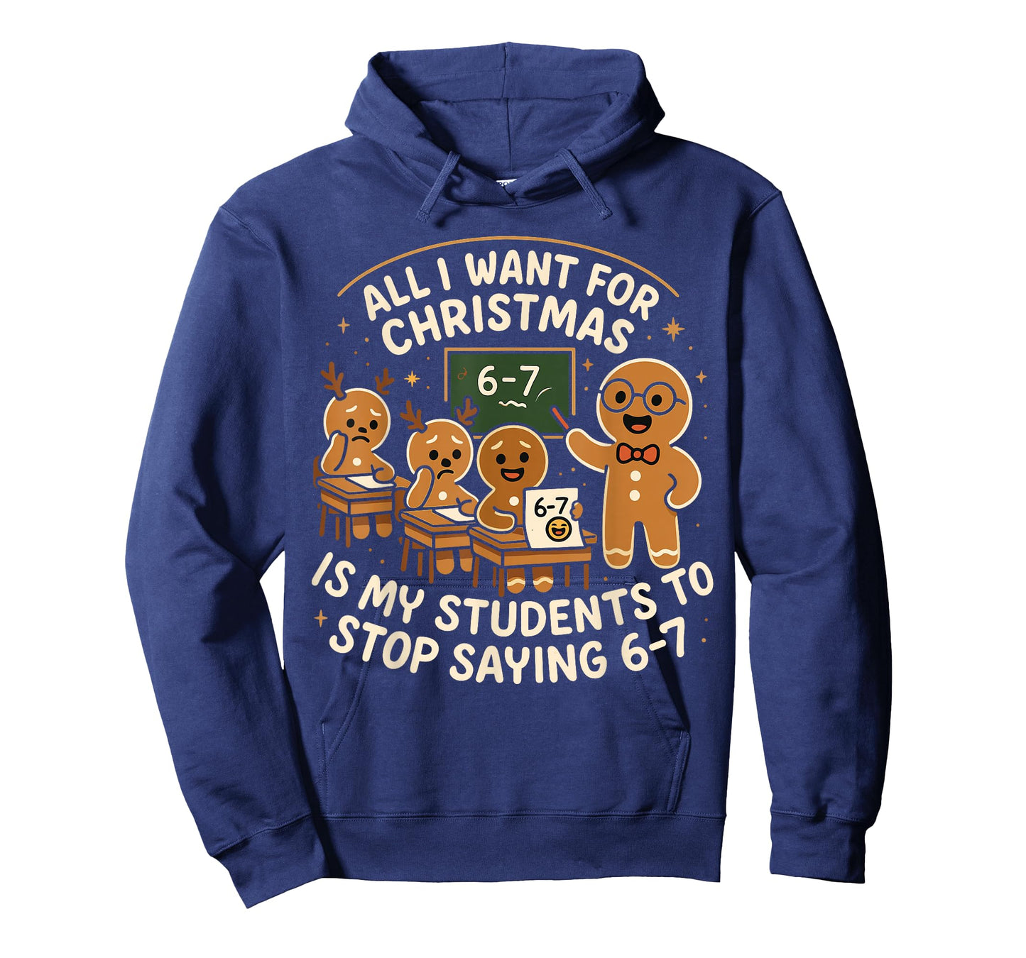 Funny 67 Christmas Pajamas Shirt Six Seven Meme Brainrot T-Shirt