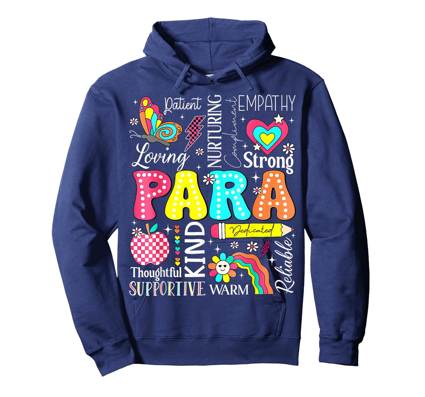 Para Paraprofessional Paraeducator First Day Back To School T-Shirt
