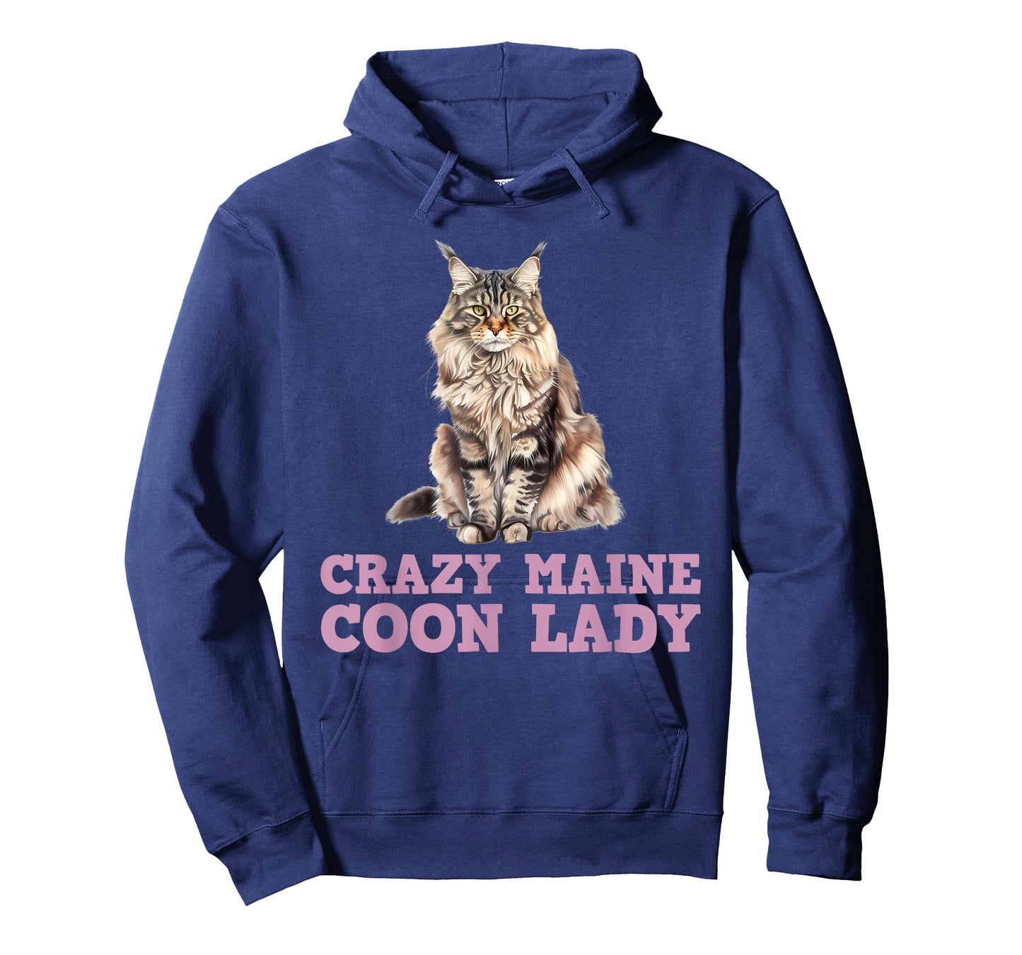 Maine Coon Mama CRAZY MAINE COON LADY Funny Women T-Shirt