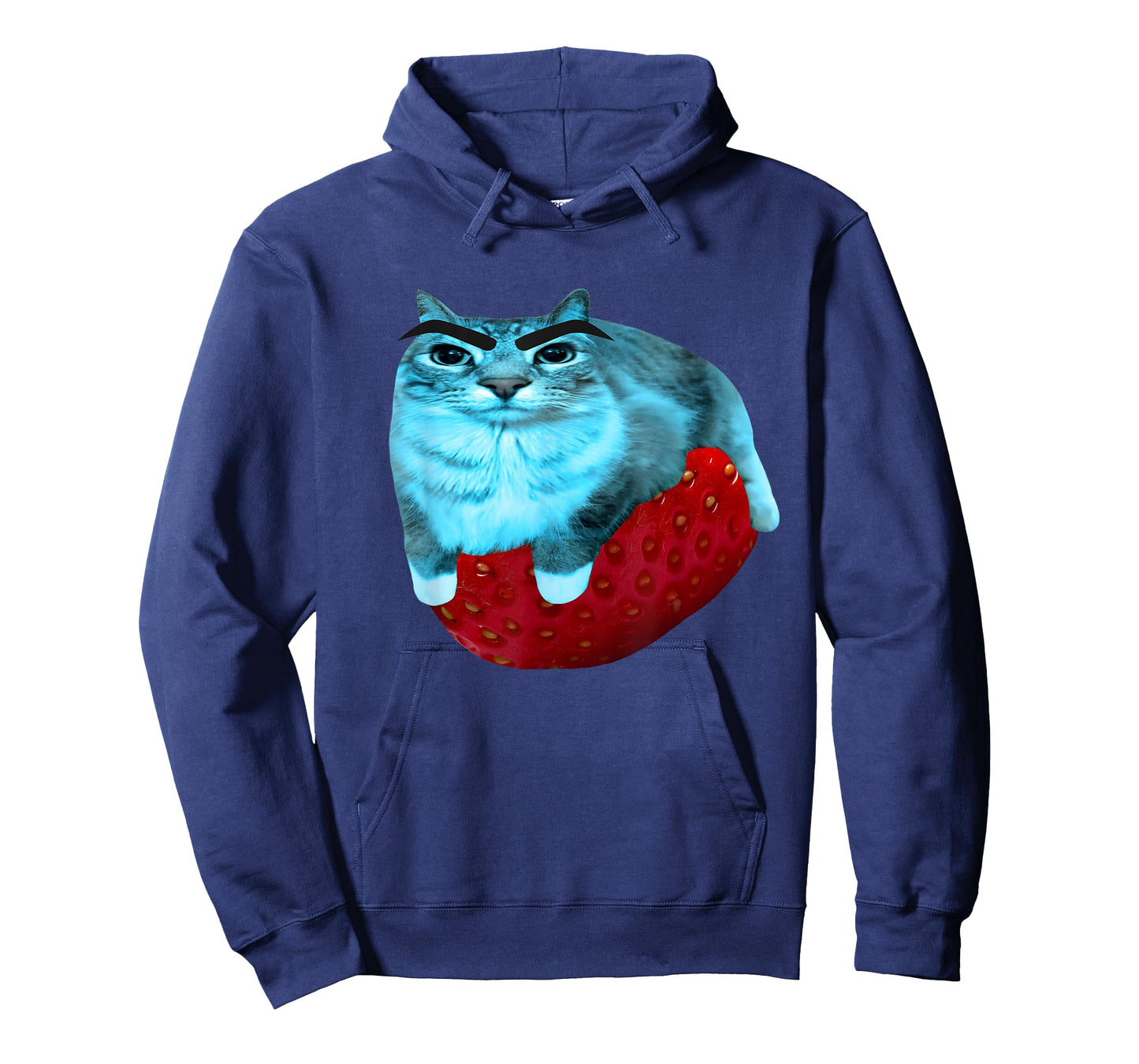 Strawberry Watermelon Cat Silly Cat Meme T-Shirt