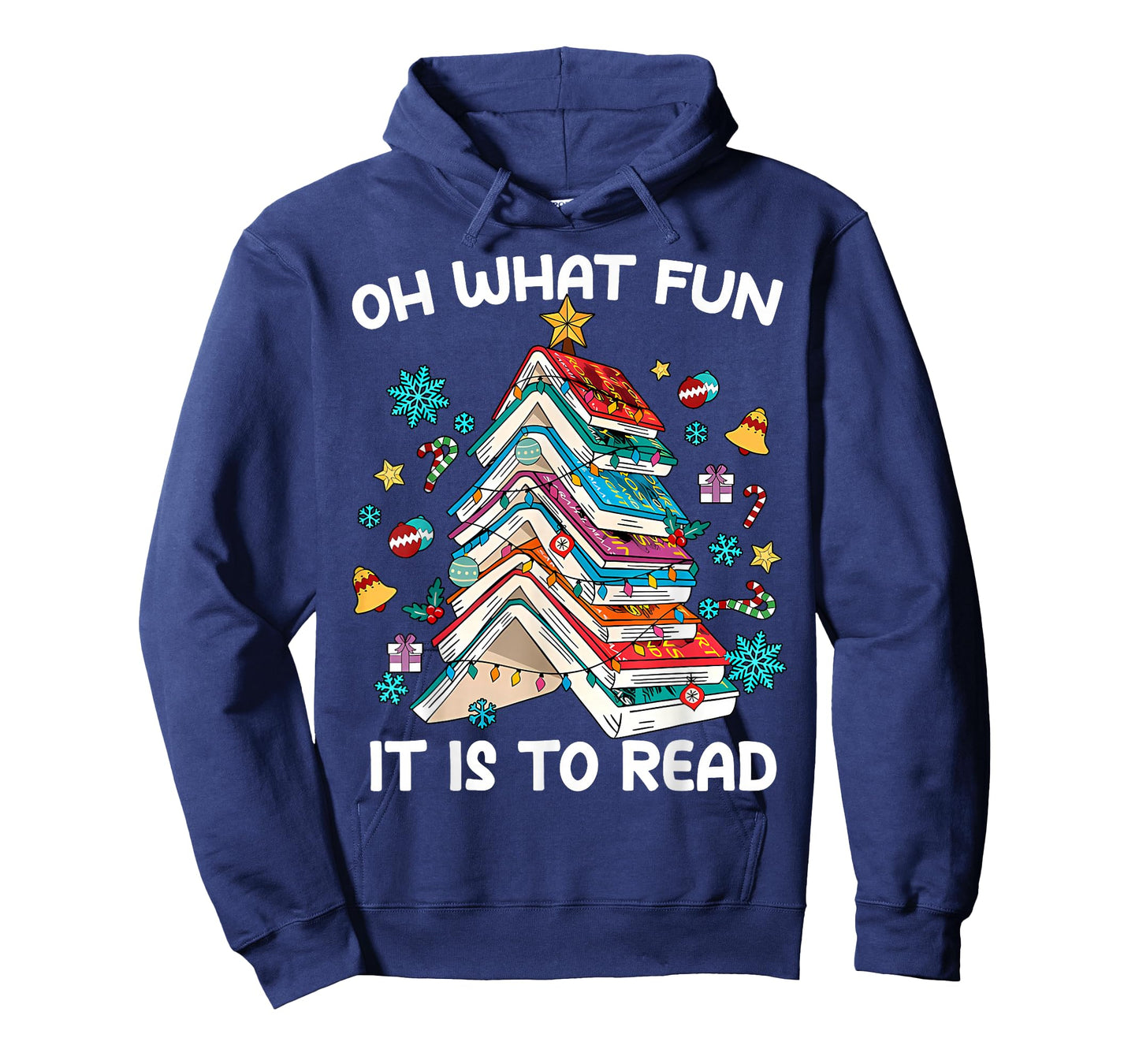Oh What Fun It is to Read Book Tree Lights for Everyone T-Shirt