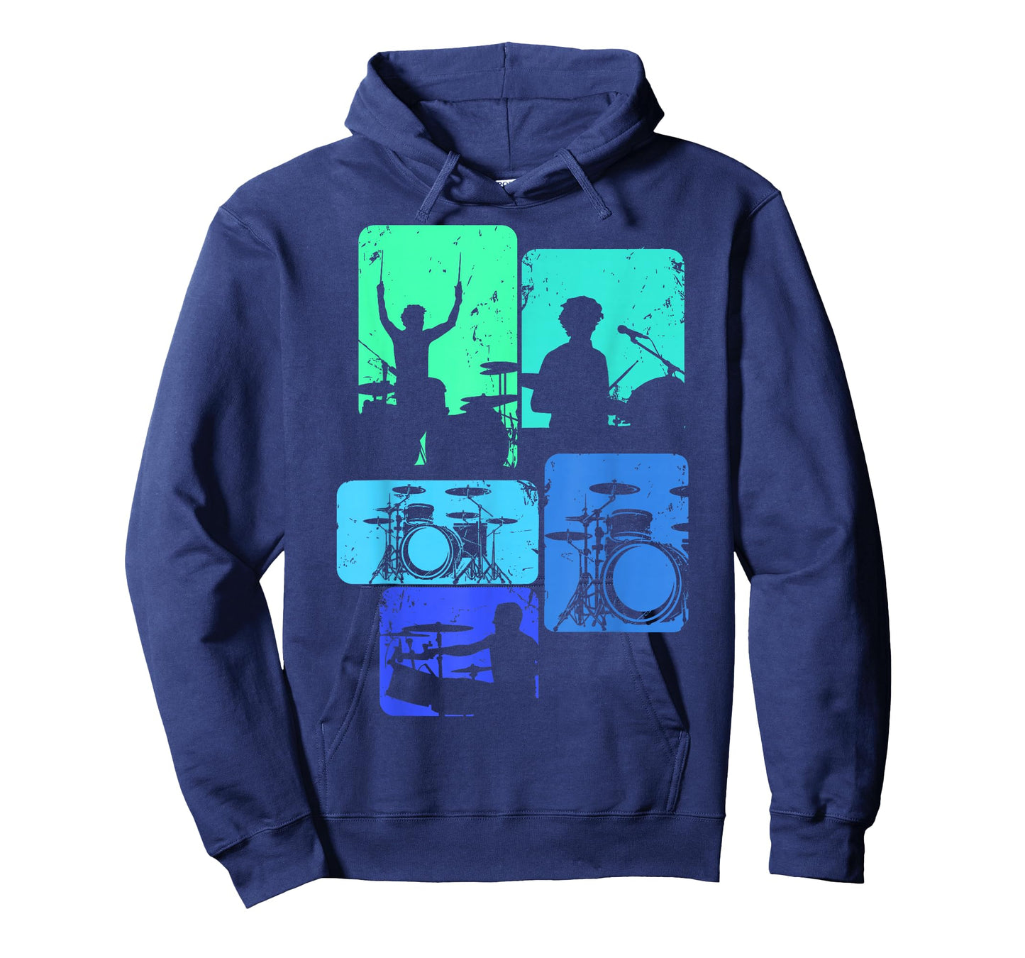 Drummer Drum Sticks Rock & Roll Kids Boys Men T-Shirt