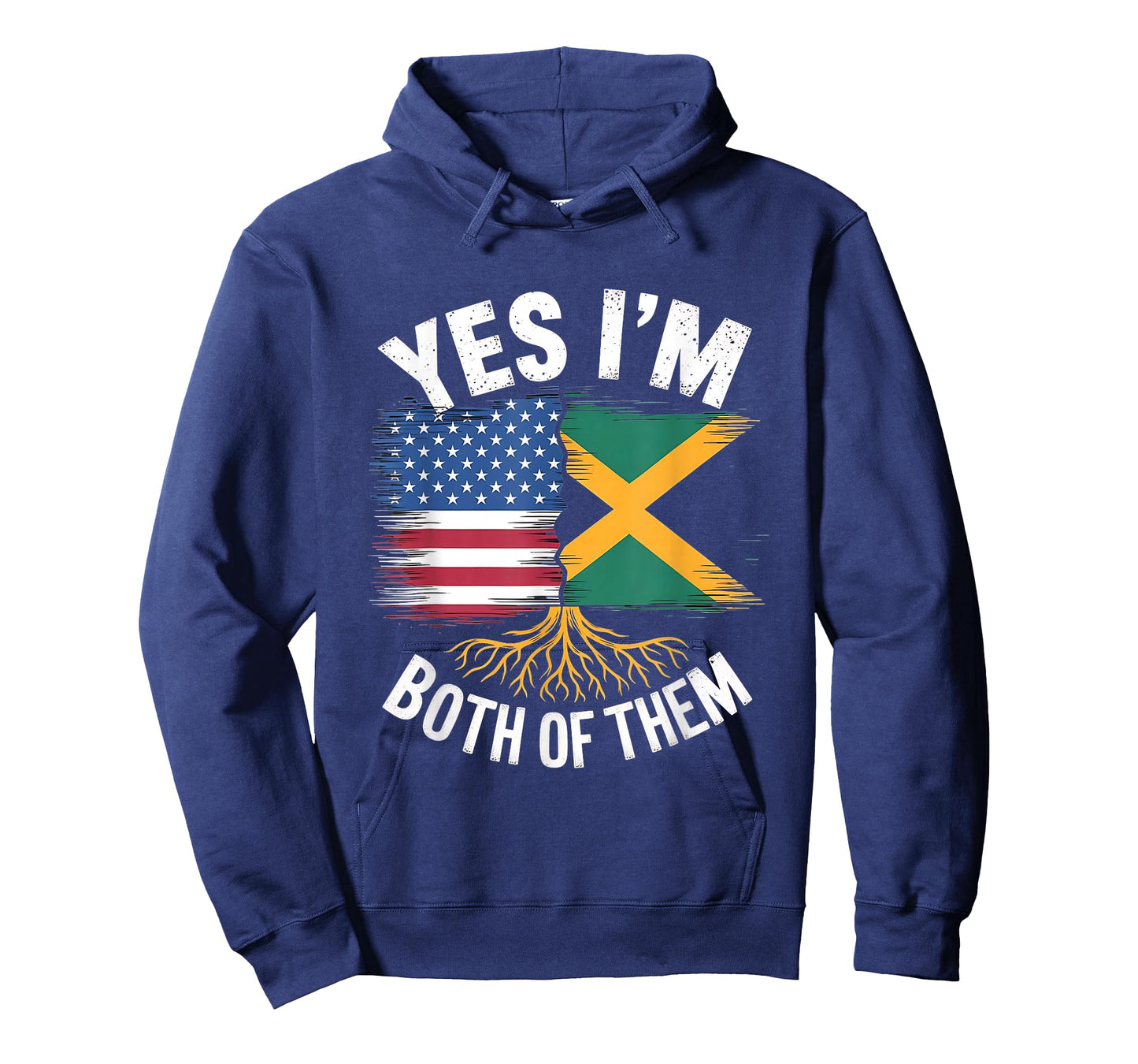 Yes I'm Both: American and Jamaican Roots DNA Pride T-Shirt