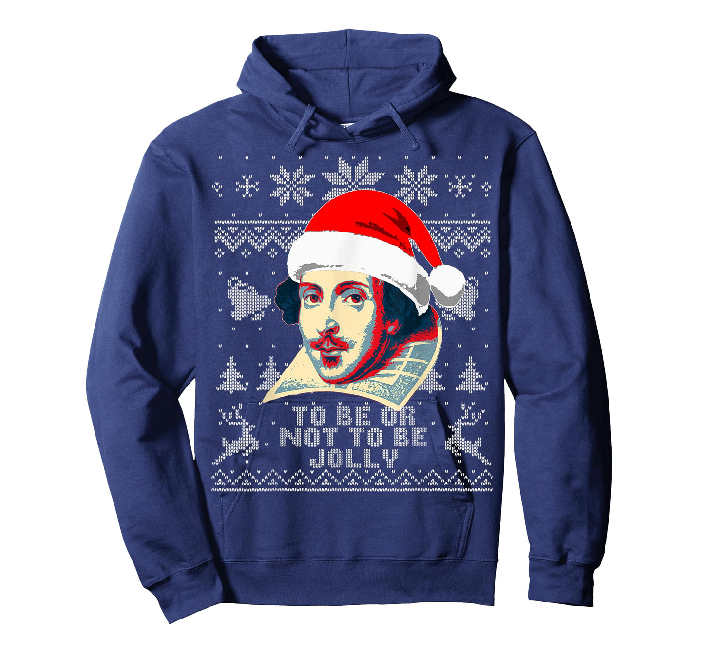 William Shakespeare To Be Or Not To Be Jolly Funny Christmas T-Shirt