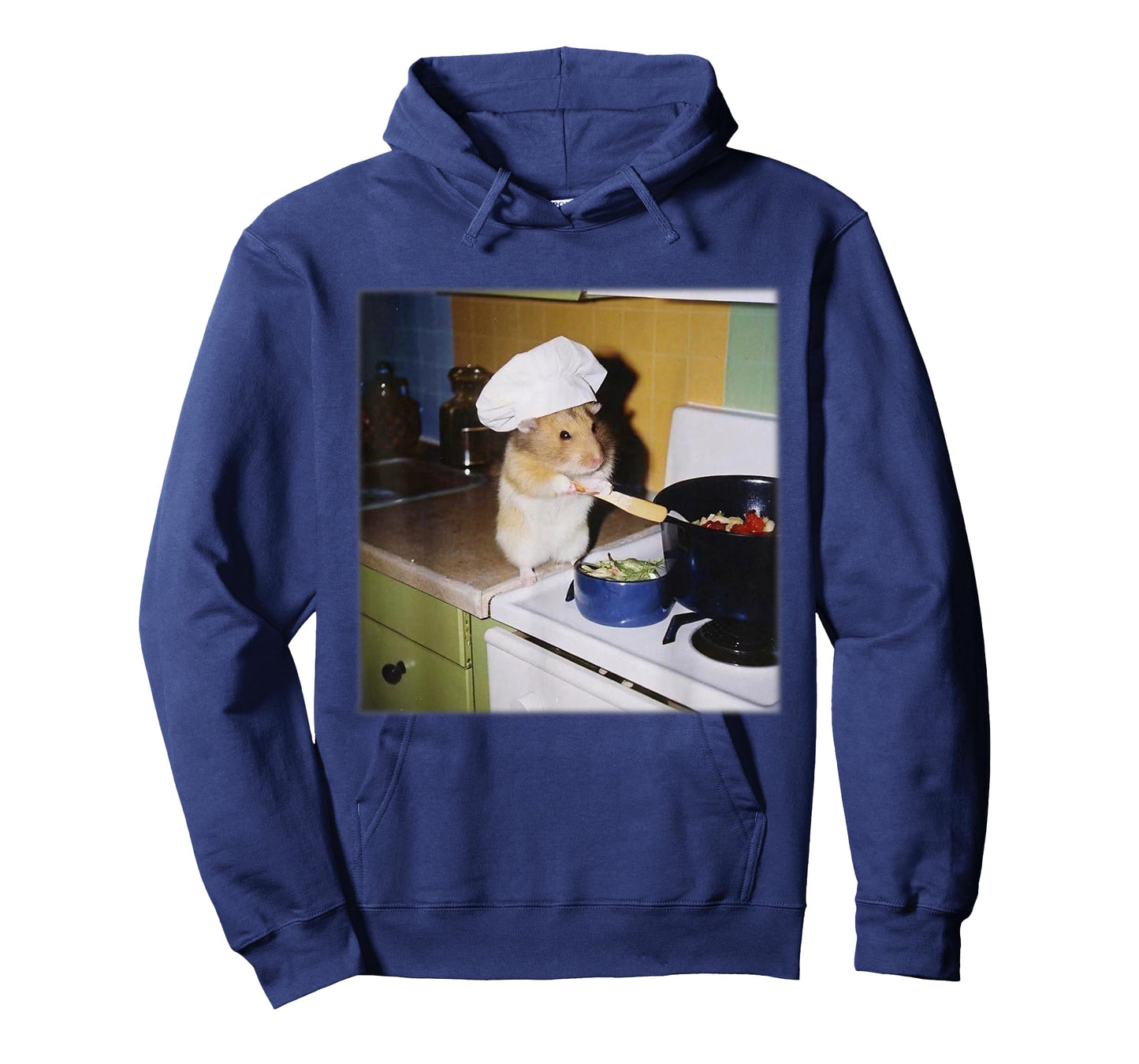 Funny Chef Hamster Cooking Cute Rat Animal Meme T-Shirt