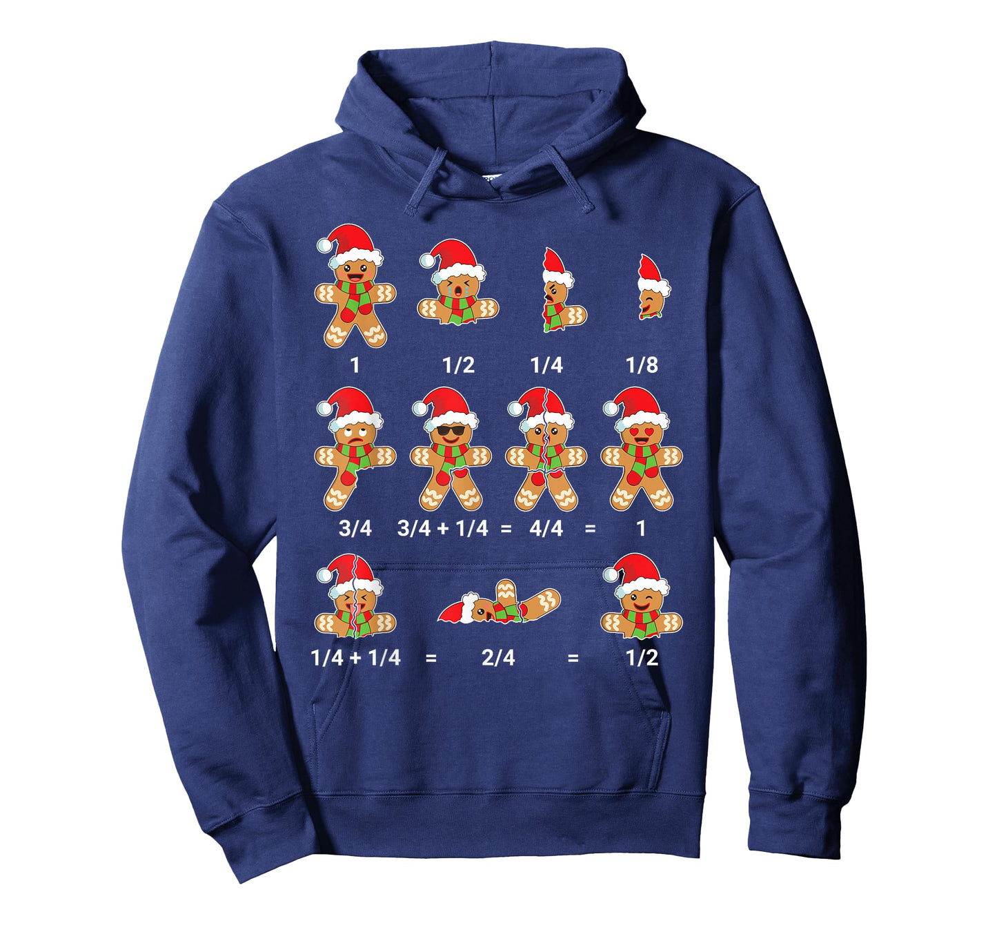 Christmas Math Shirt Men Women Kids Gingerbread Cookie T-Shirt