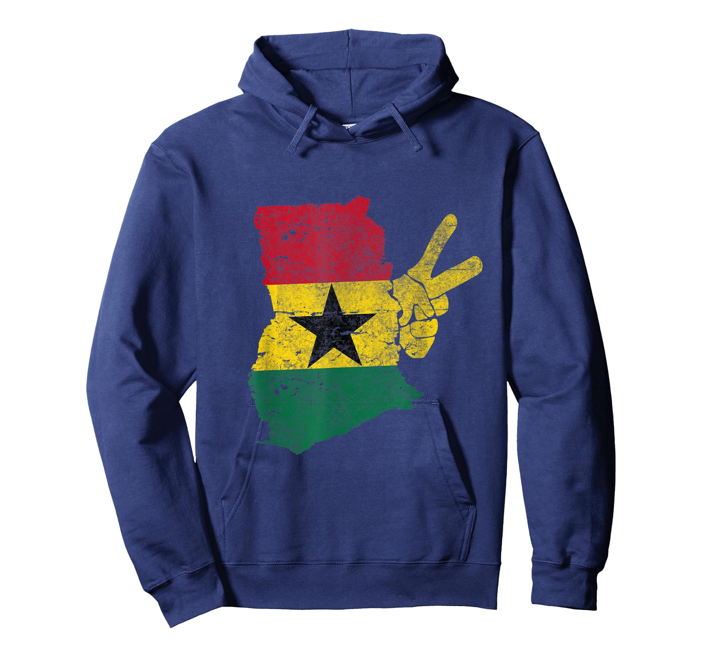 Ghana flag peace sign T-Shirt