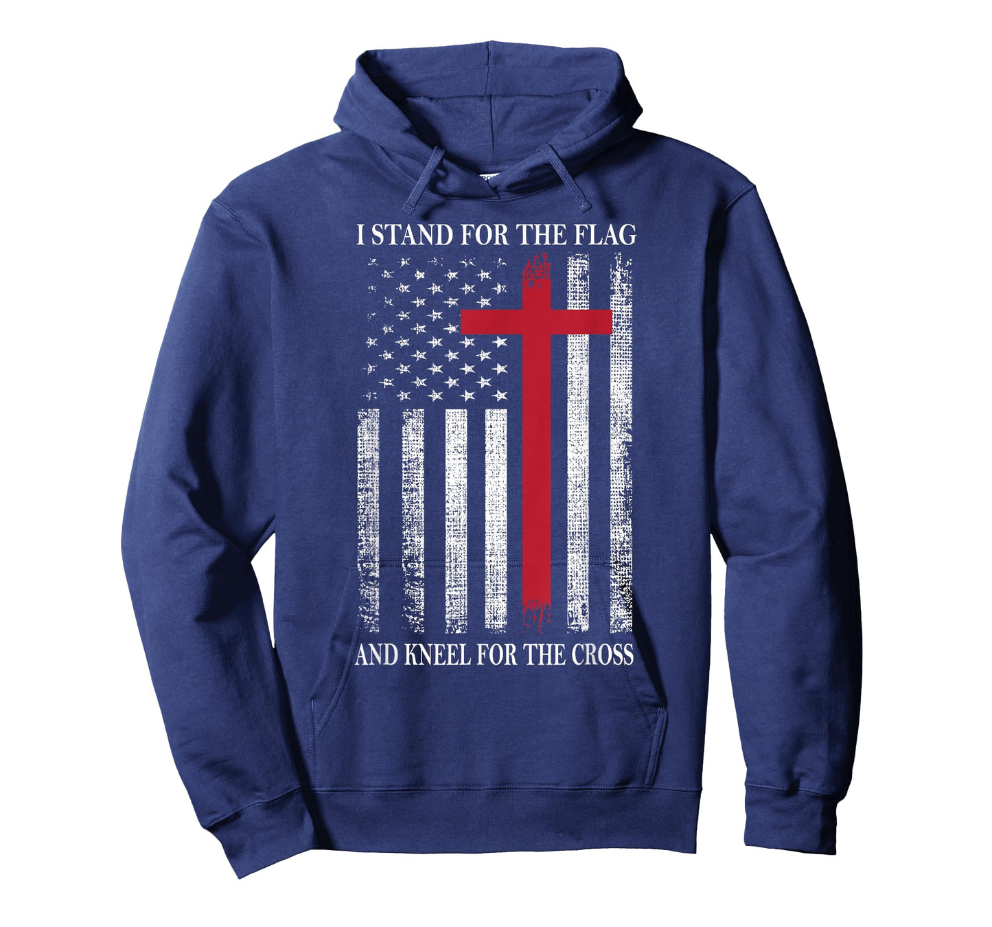 I Stand for The Flag and Kneel for The Cross USA Flag T-Shirt