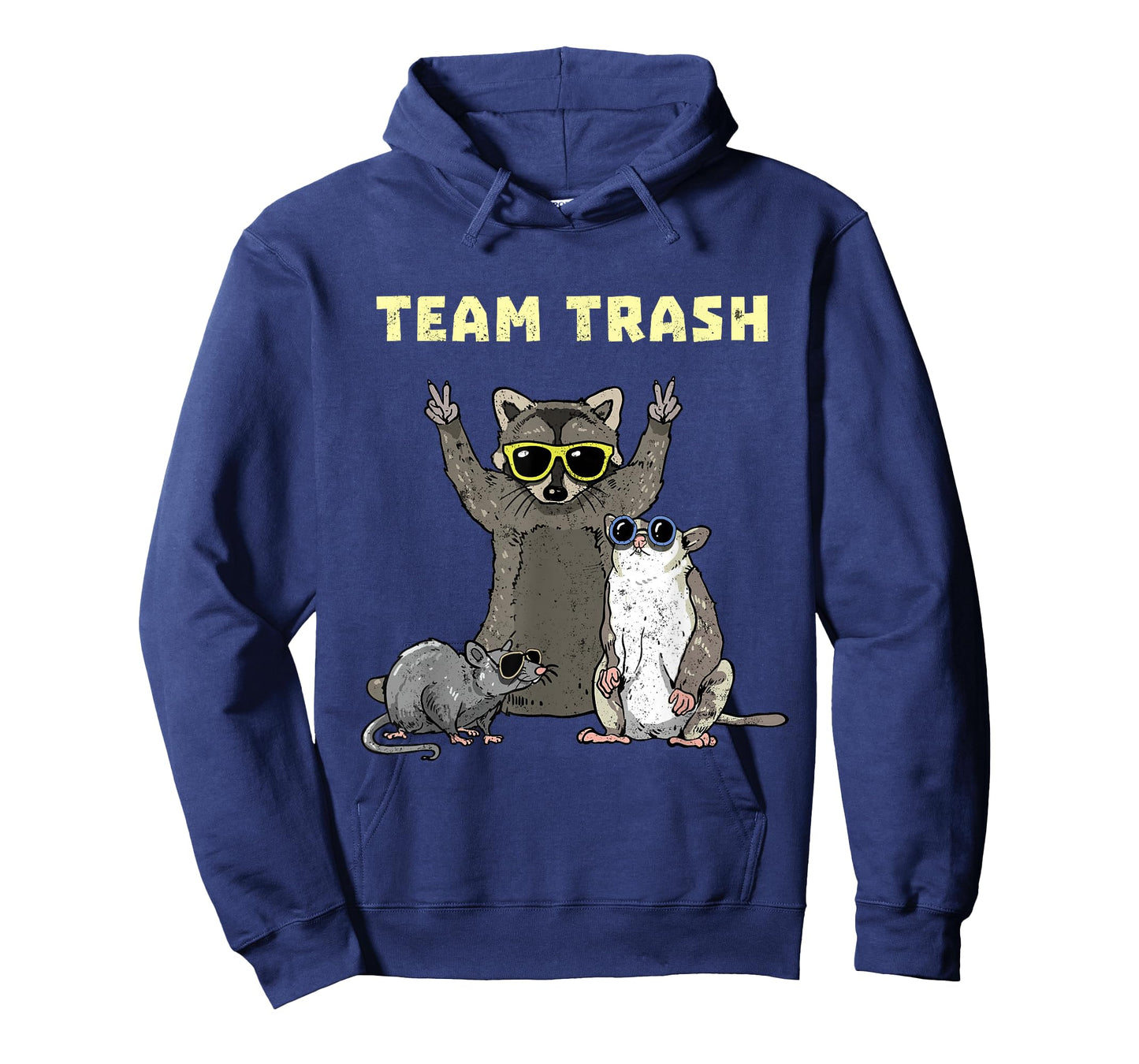 Team Trash Opossum Raccoon Rat, Funny Animals Garbage Gang Short Sleeve T-Shirt