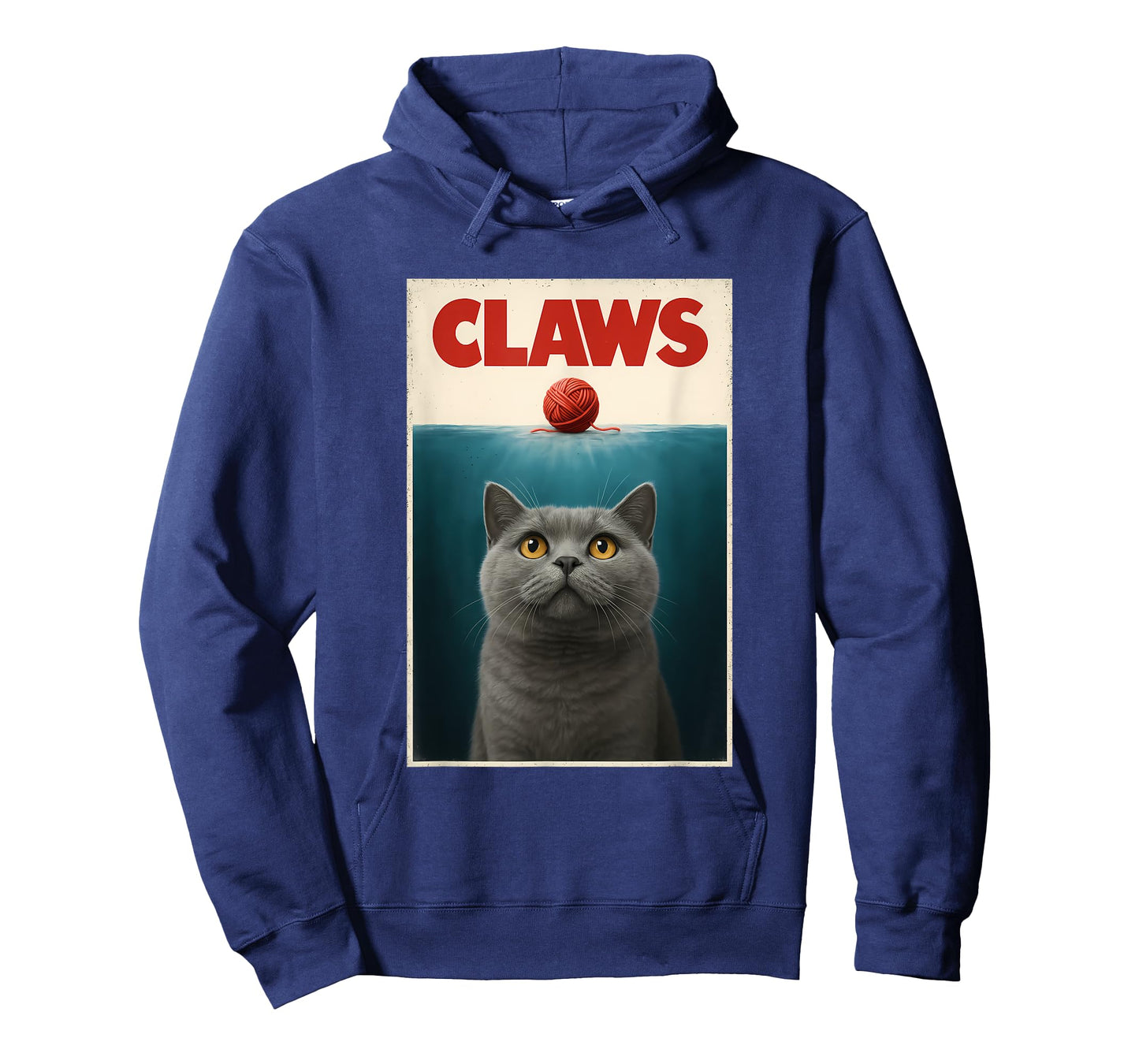 Funny British Shorthair Cat CLAWS Yarn Ball Top Kitten Men Women Kids T-Shirt