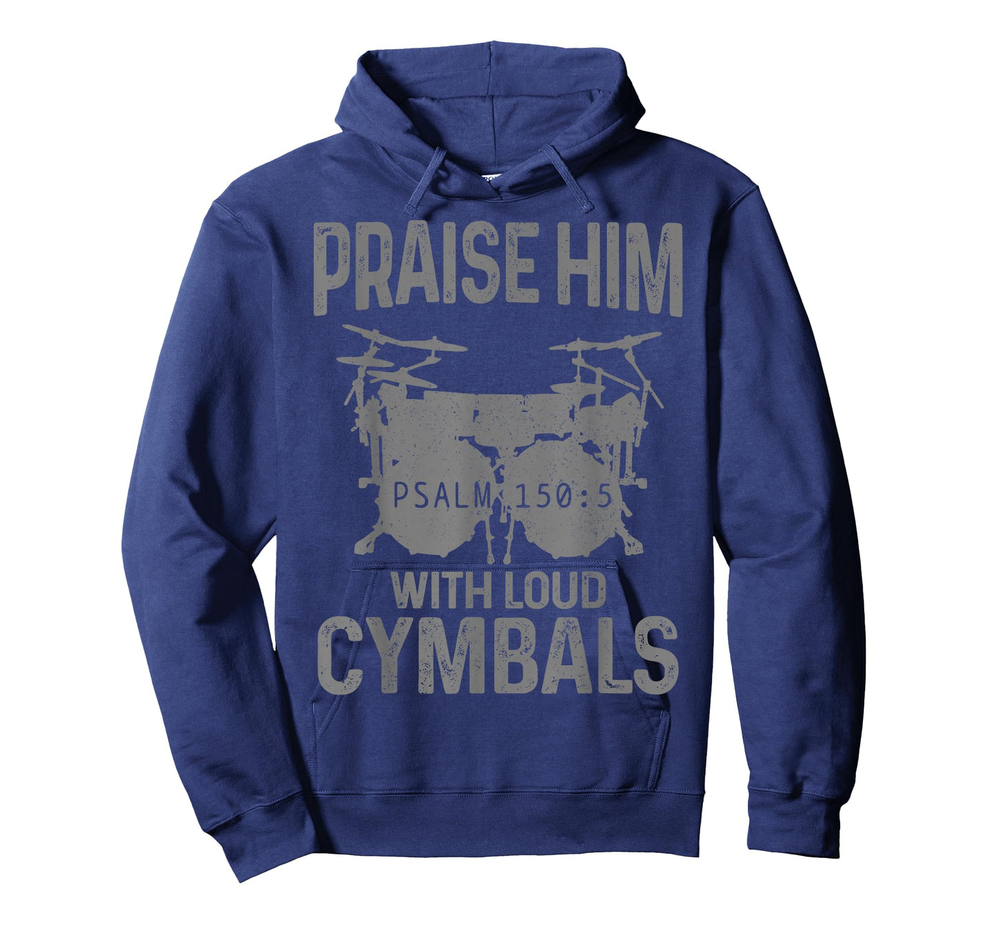 Drummer Praise Him With Loud Cymbals Drumming Christian T-Shirt