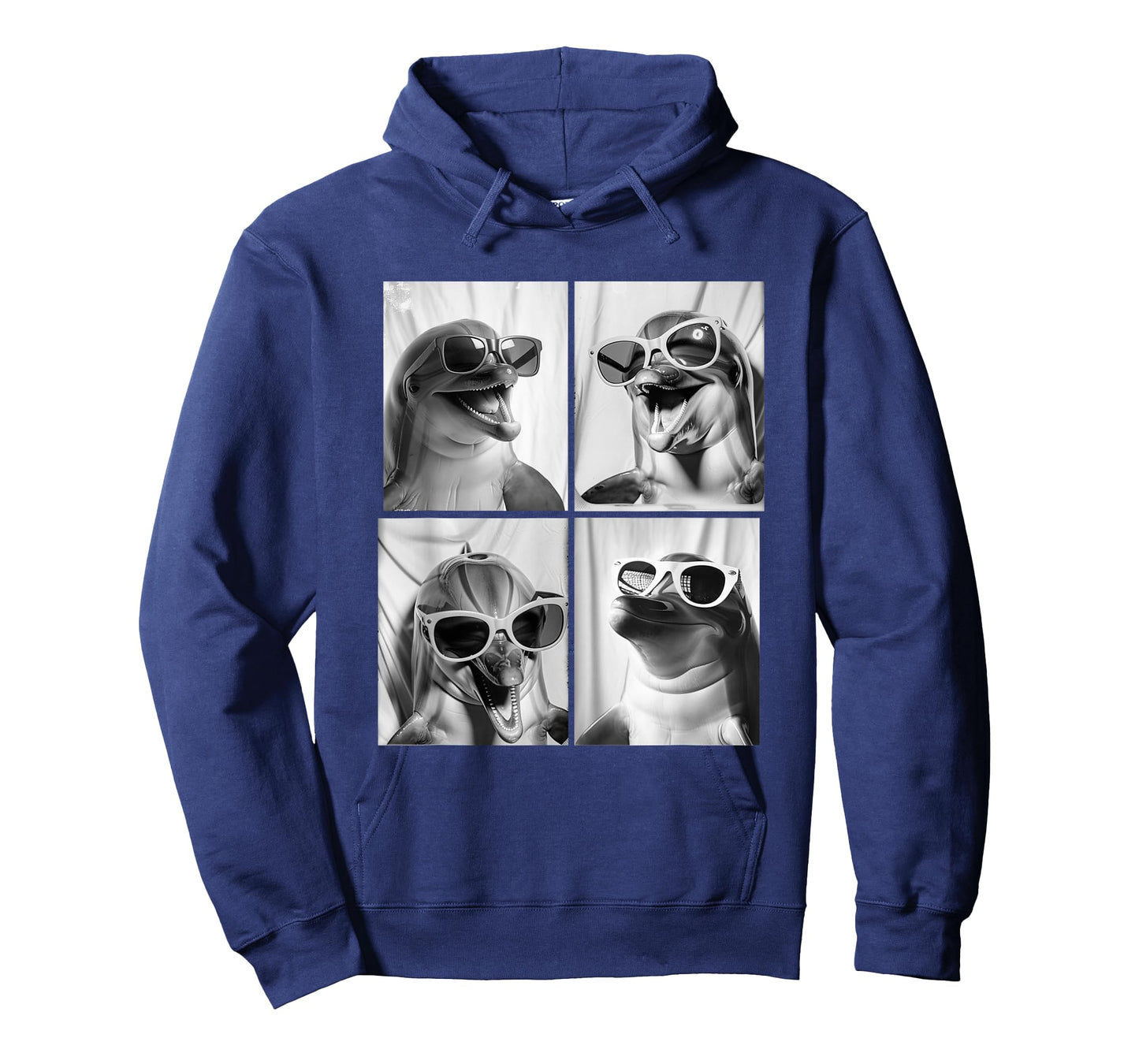 Cool Dolphins with Sunglasses Cute Animal Photo Booth T-Shirt