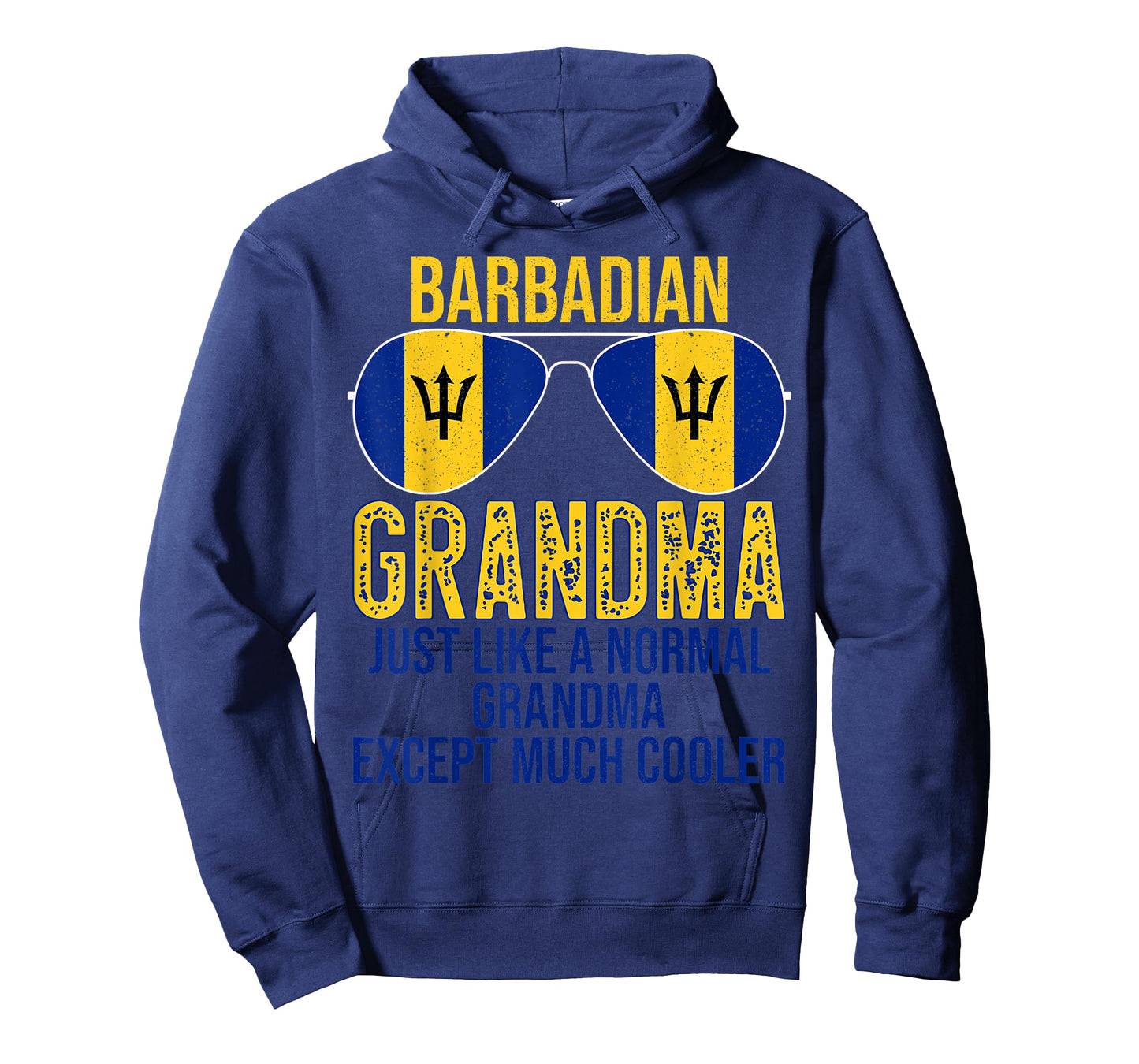 Barbadian Grandma Barbados Flag Sunglasses Mother's Day T-Shirt