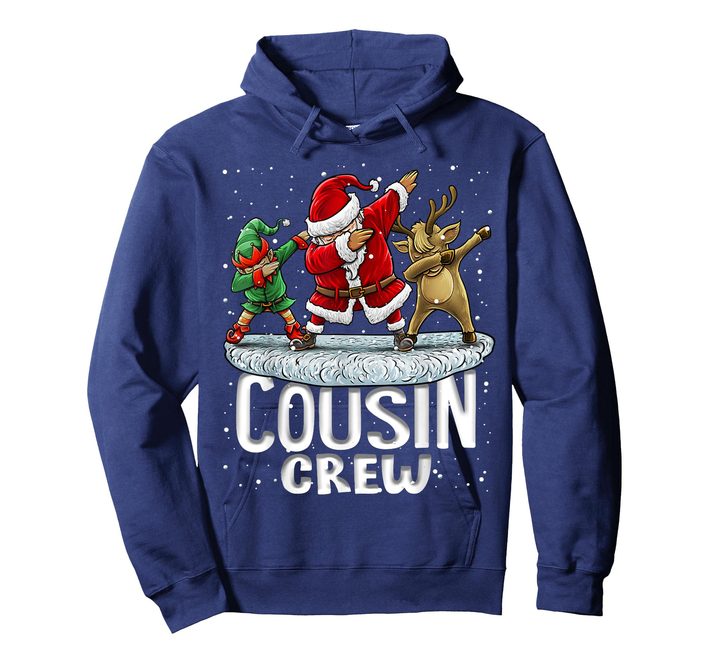 Cousin Crew Santa Elf Dabbing Matching Family Christmas T-Shirt