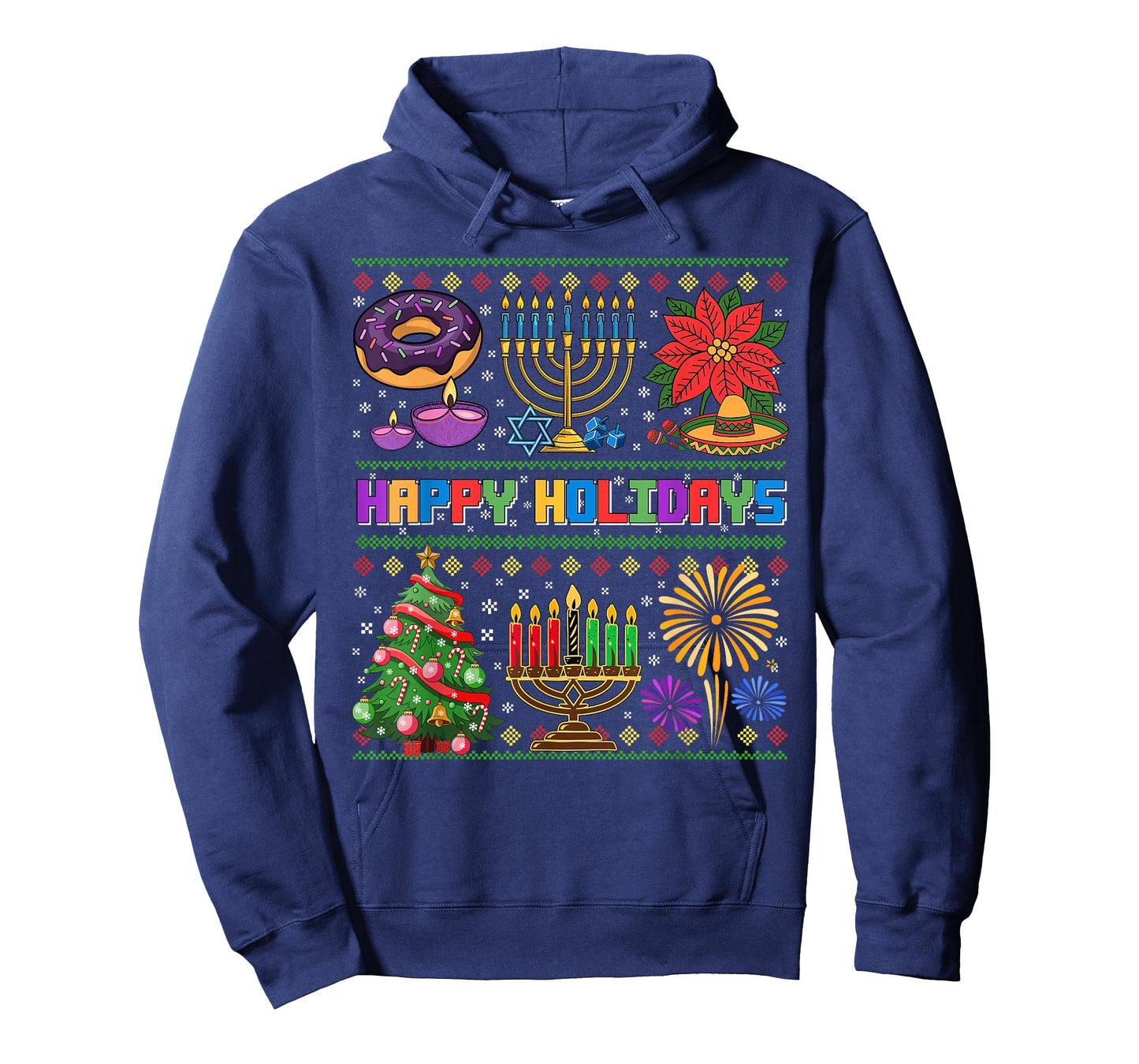 Christmas Hanukkah Kwanzaa Feliz Navidad New Year Ugly Xmas T-Shirt