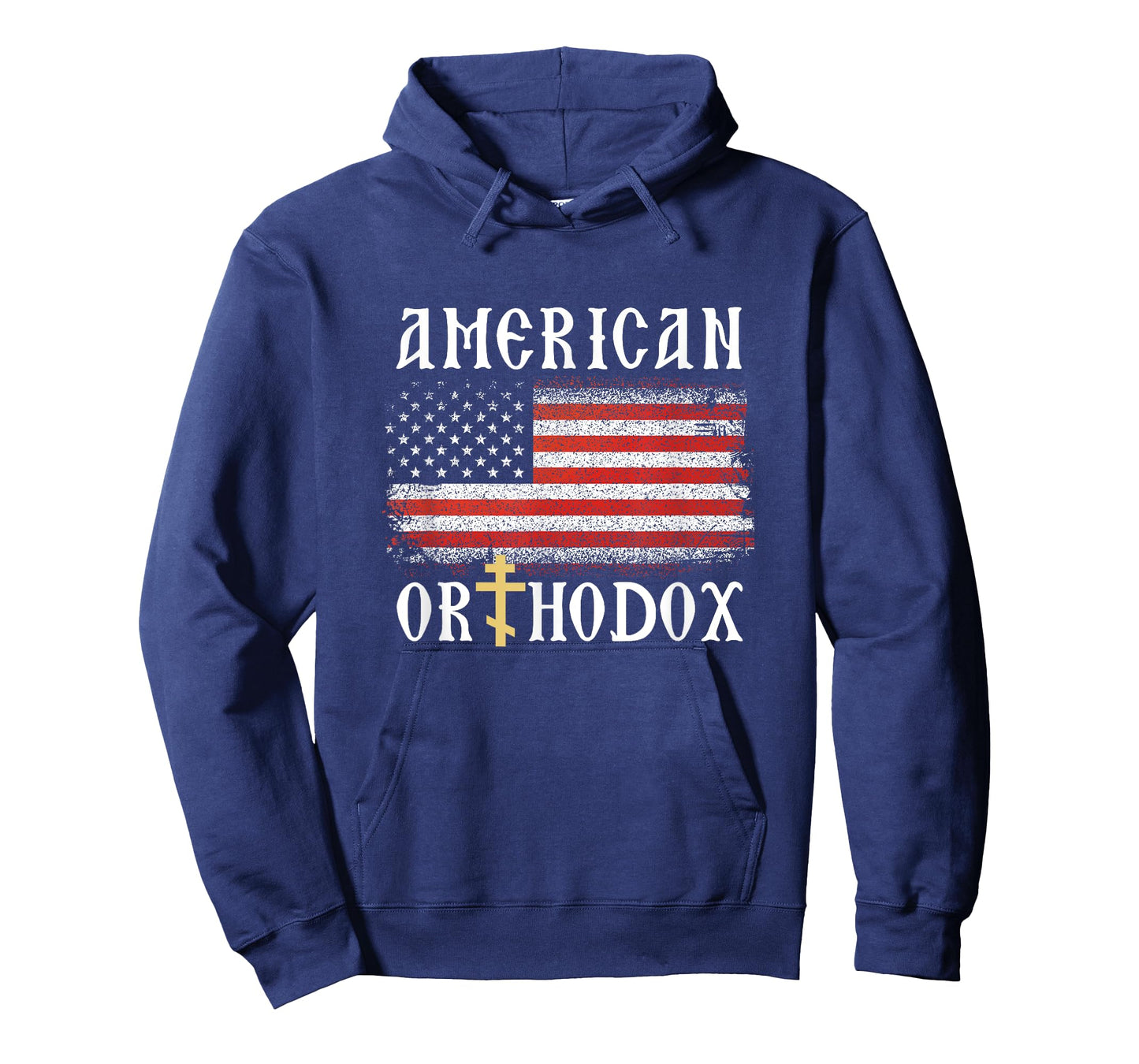 American Flag Orthodox Cross Christian T-Shirt