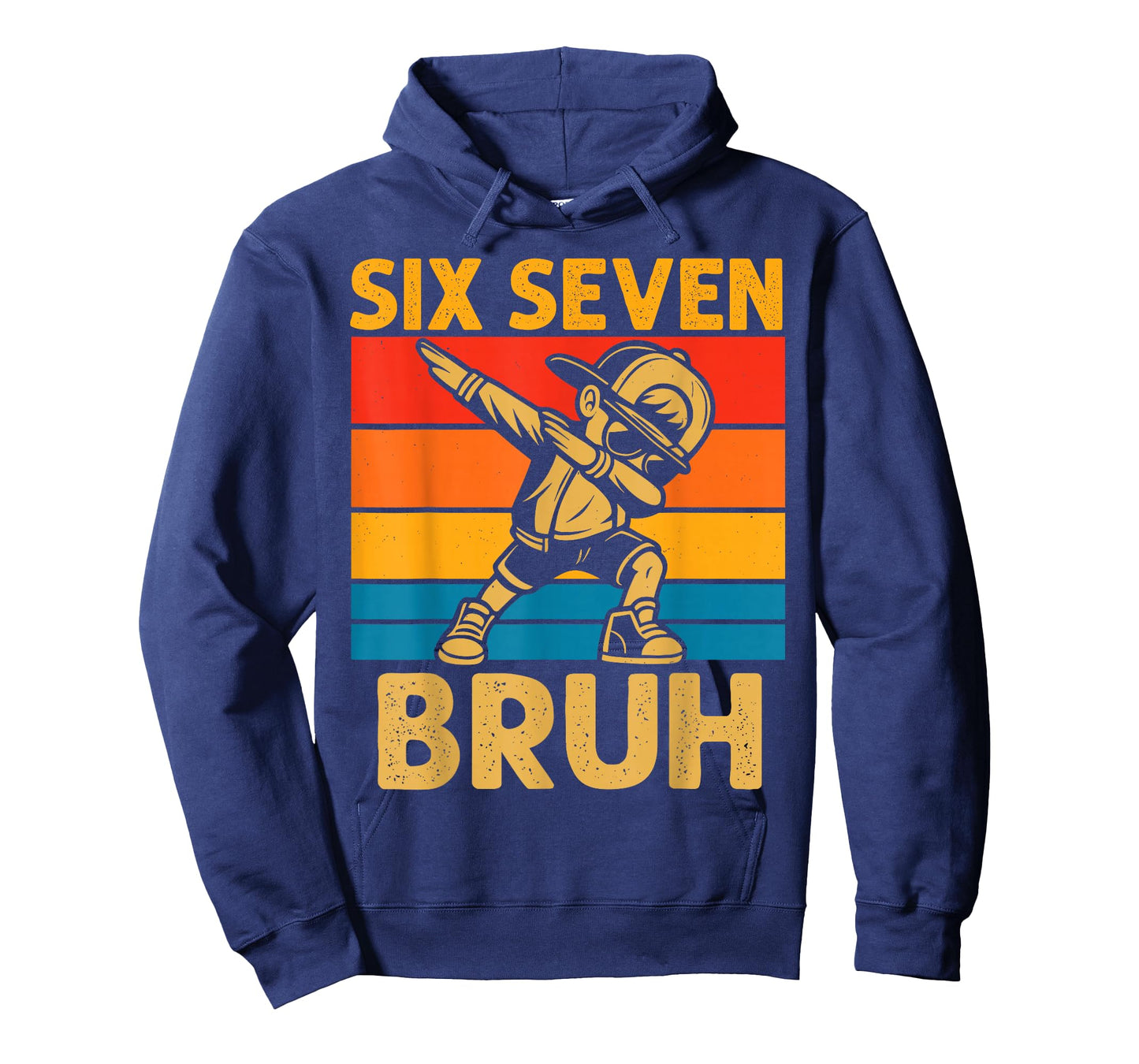 Dabbing Six Seven Bruh 67 Meme 6 7 Numbers Funny Boys Kids T-Shirt