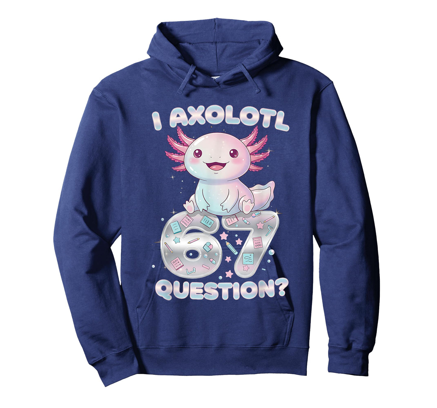 Funny I Axolotl 67 Questions Six Seven Axolotl Boys Girls T-Shirt
