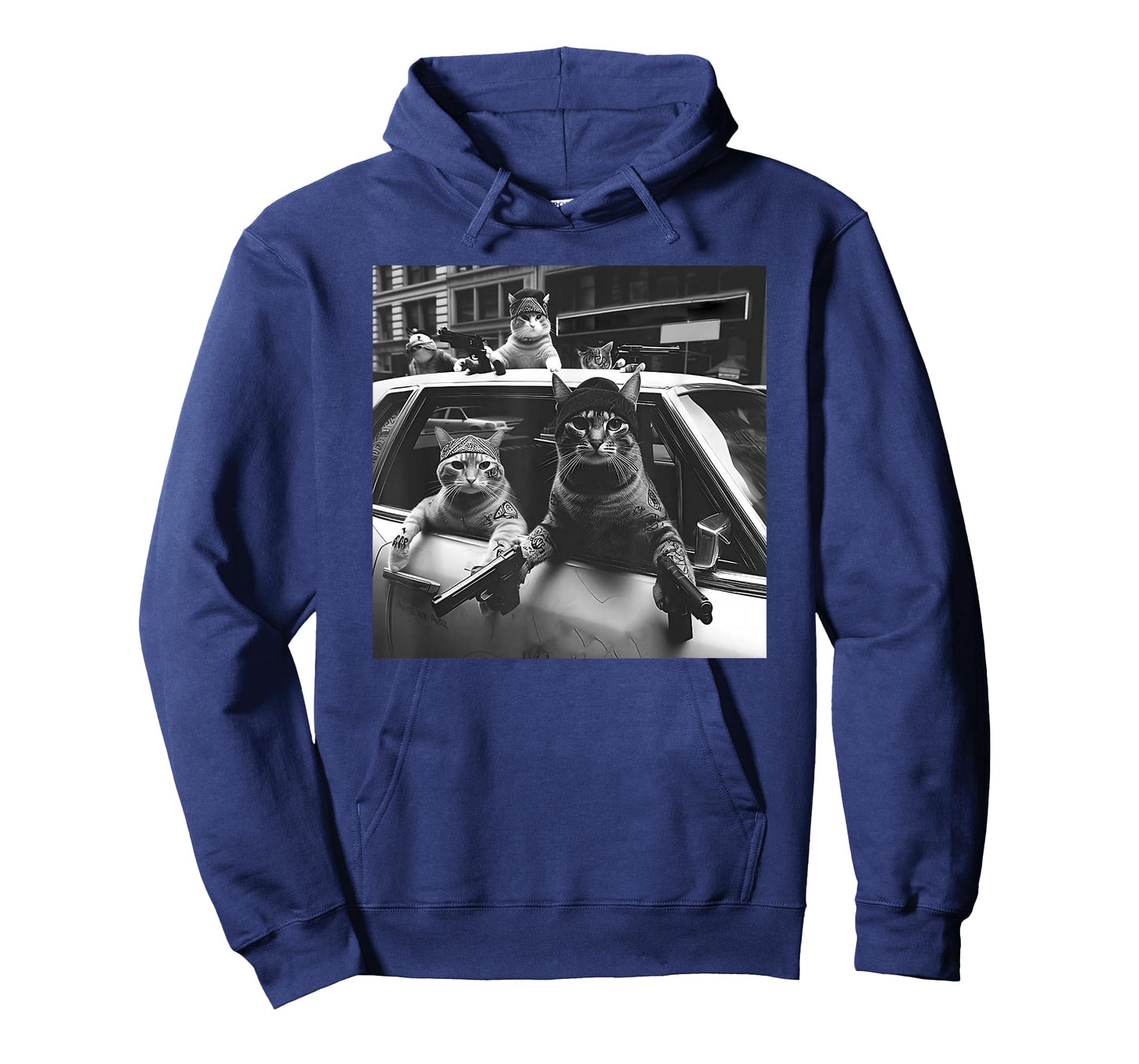 Funny cat Gang Vintage T-Shirt