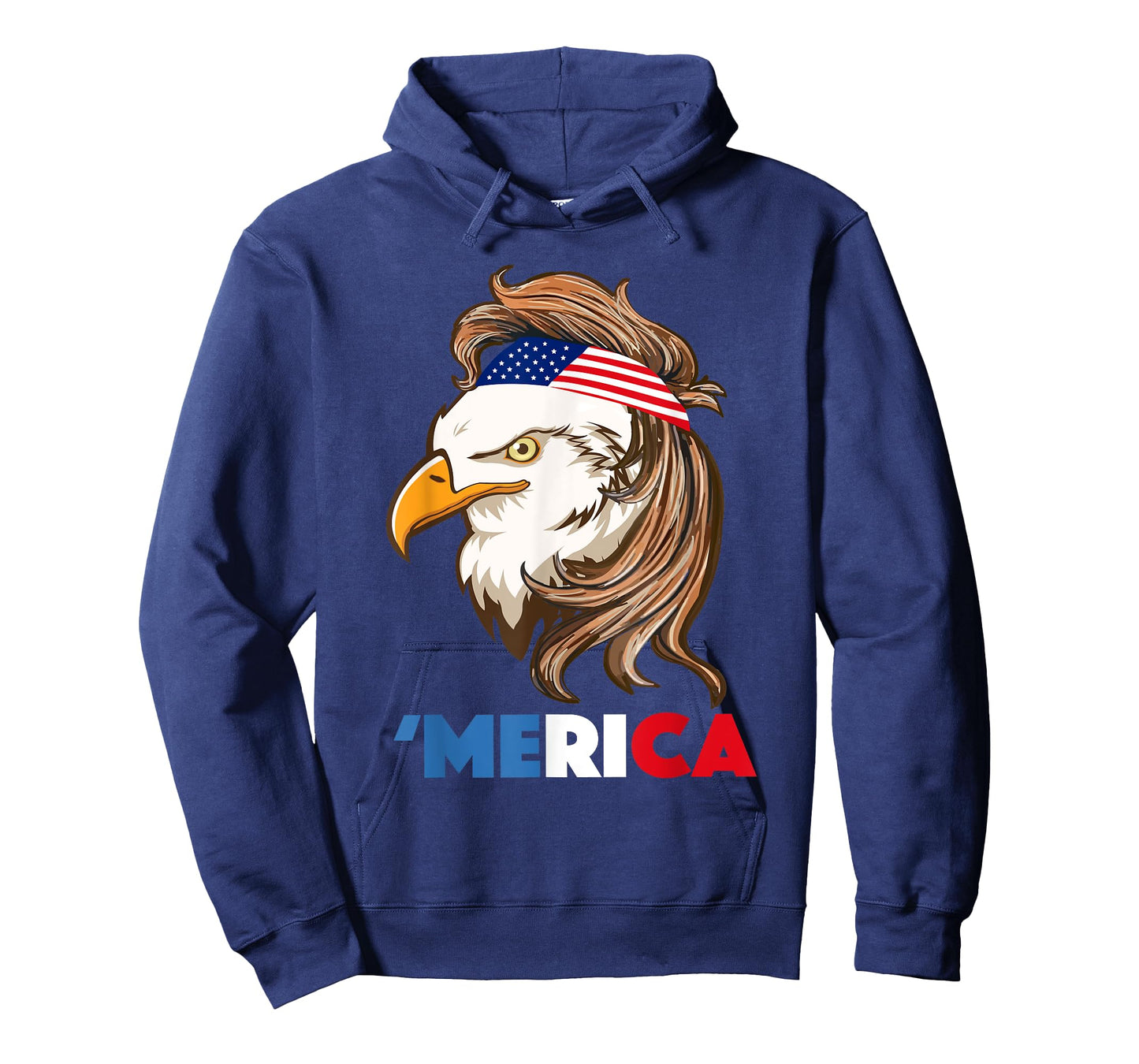 Bald Eagle Mullet 4th of July Gifts American Flag Merica USA T-Shirt for Women Kids Men