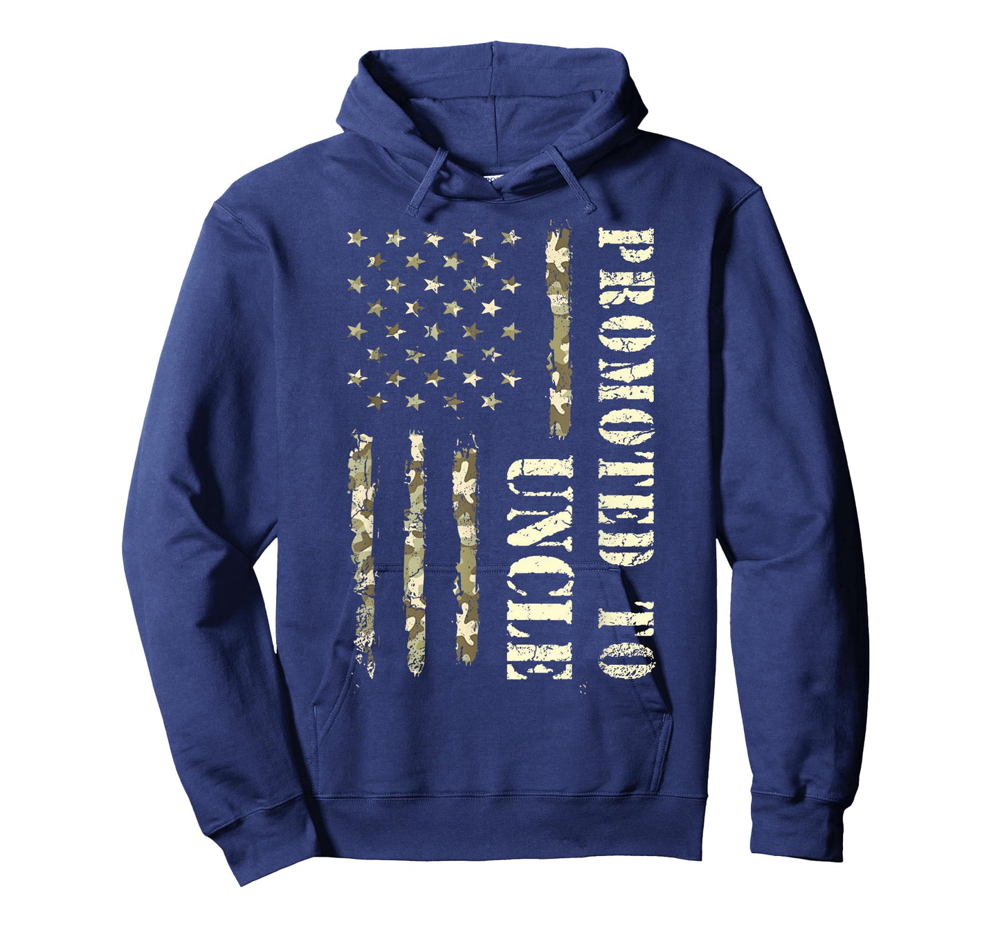 Promoted To Uncle, First Time Uncle American Flag Patriotic T-Shirt