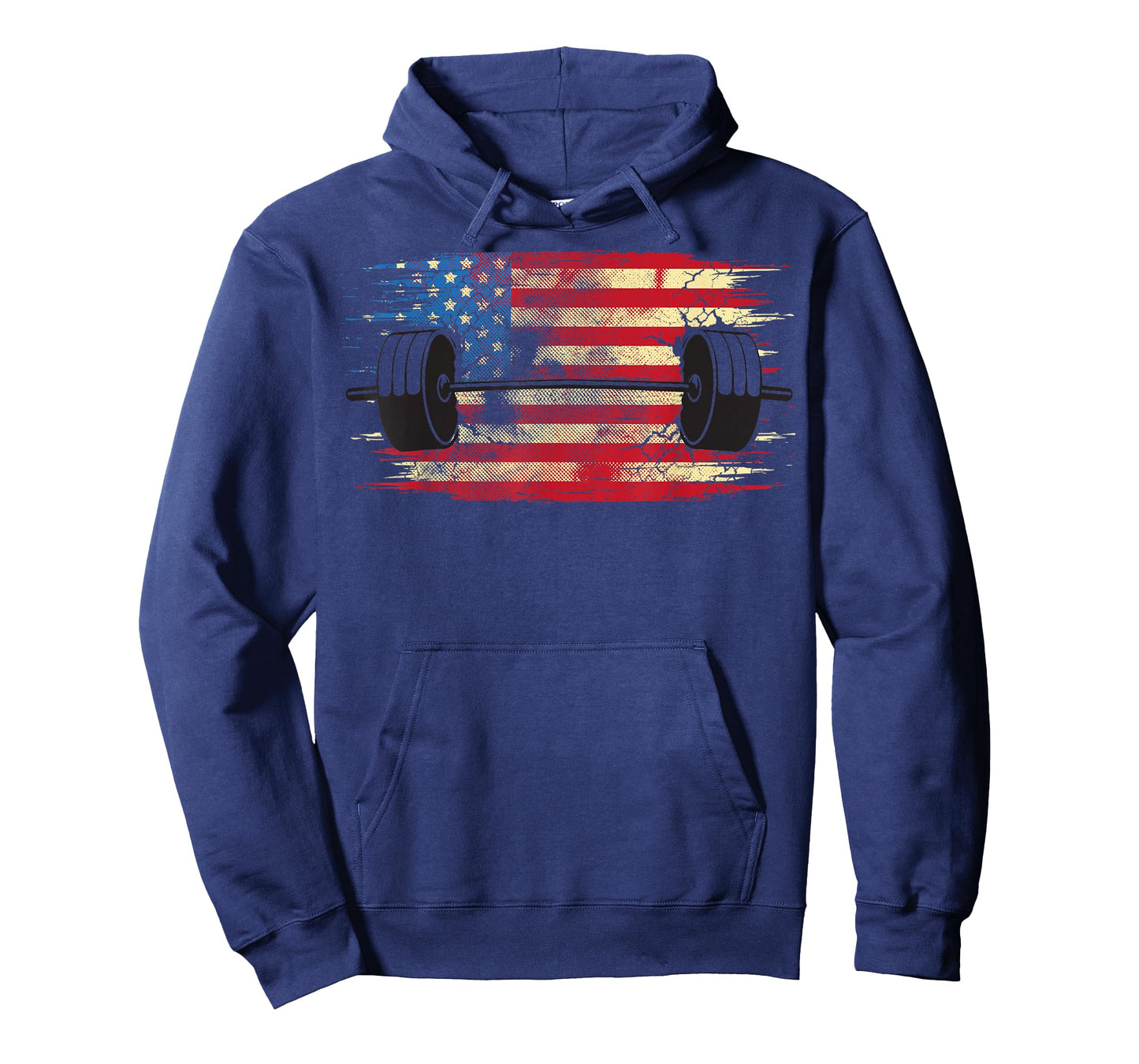 American Flag Gym and Fitness T-Shirt | Weight Lifting Gift T-Shirt