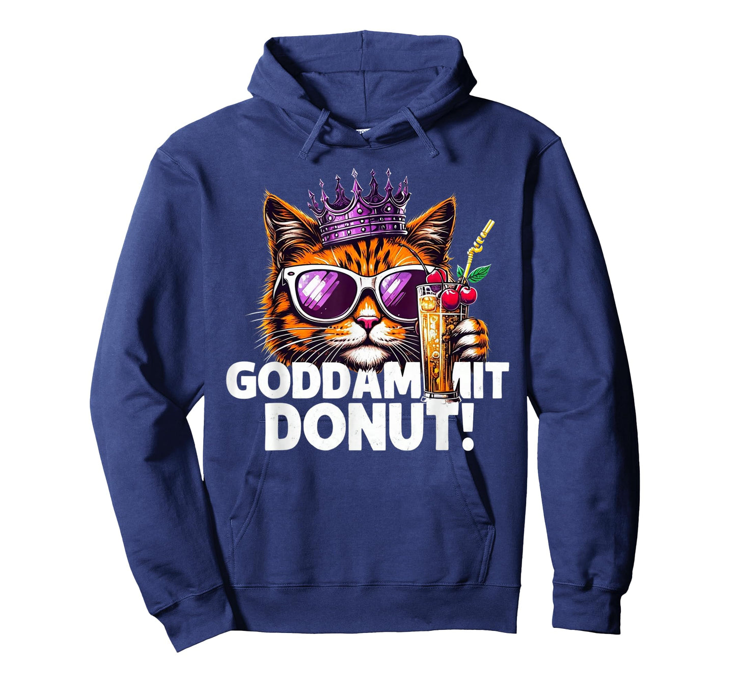 Donut Princess Cat Meme Tee โ Kawaii Funny Cartoon Style T-Shirt