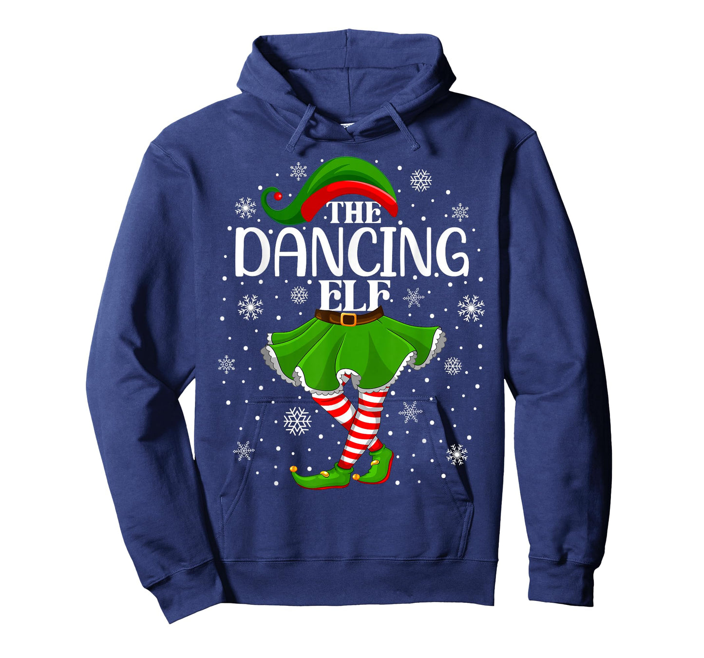 Dancing Elf Christmas Family Women Girls Dance Dancer Xmas T-Shirt