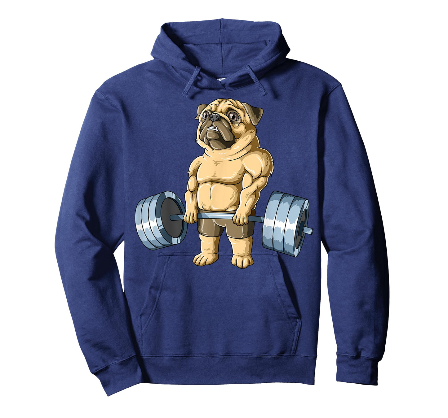 Weightlifting Pug Deadlifting Pug Powerlifting Workout Gym T-Shirt