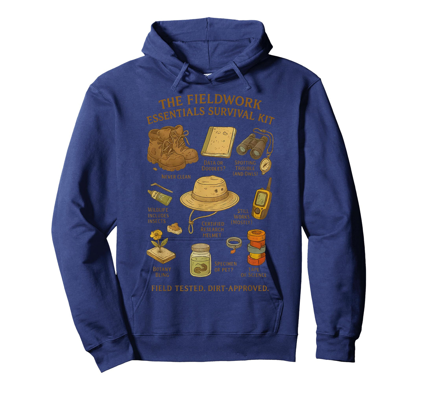 Field Researcher Fieldwork Essentials Wildlife Biologist T-Shirt