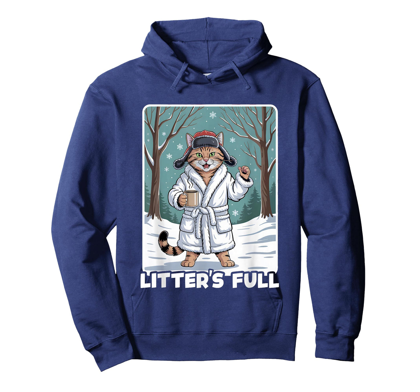 Litter’s Full Funny Christmas Cat Parody Tee T-Shirt