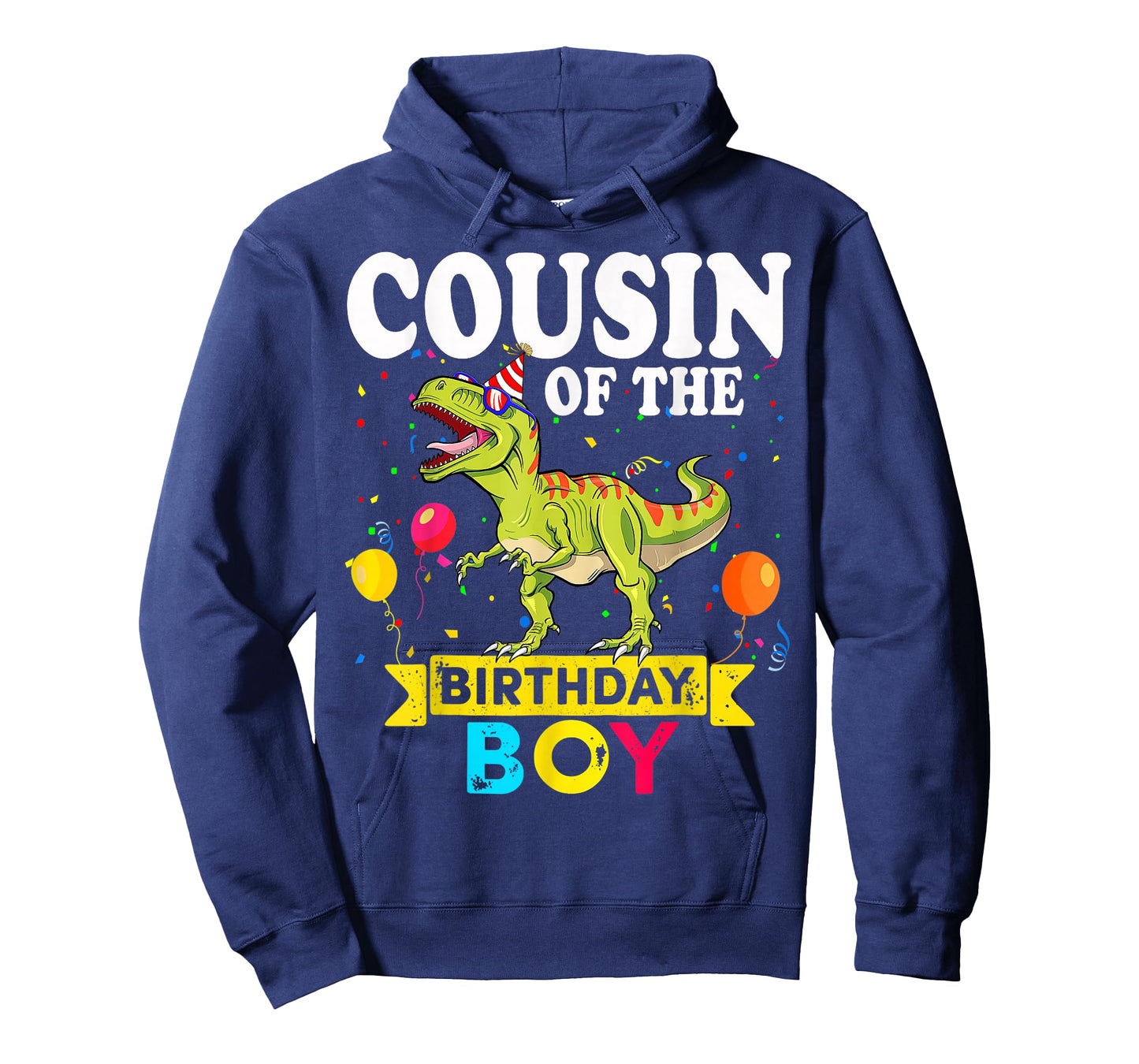Cousin Of The Birthday Boy Dinosaur T-Rex Matching Family T-Shirt