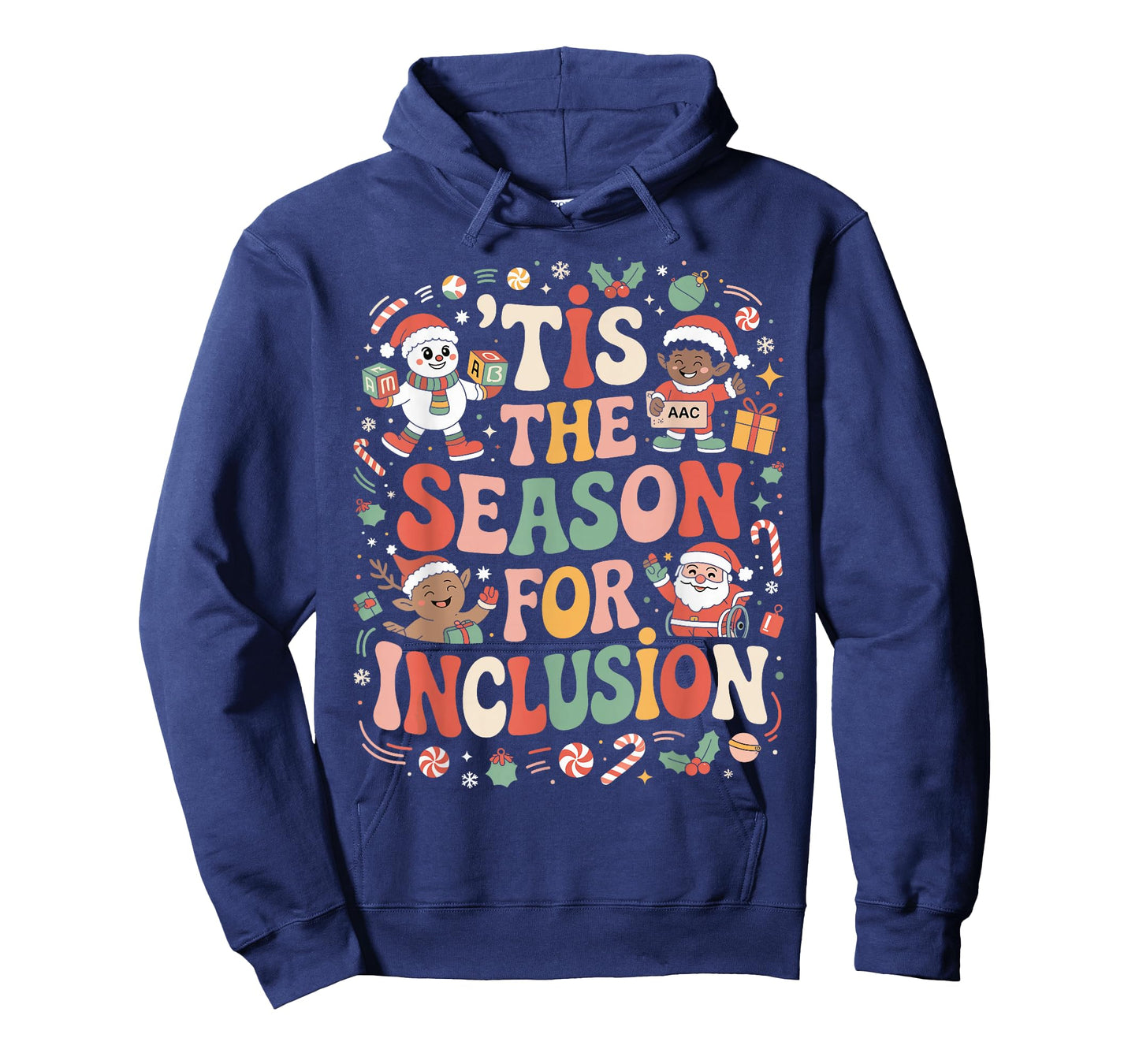 Tis The Season for Inclusion SPED Teacher Christmas Xmas T-Shirt