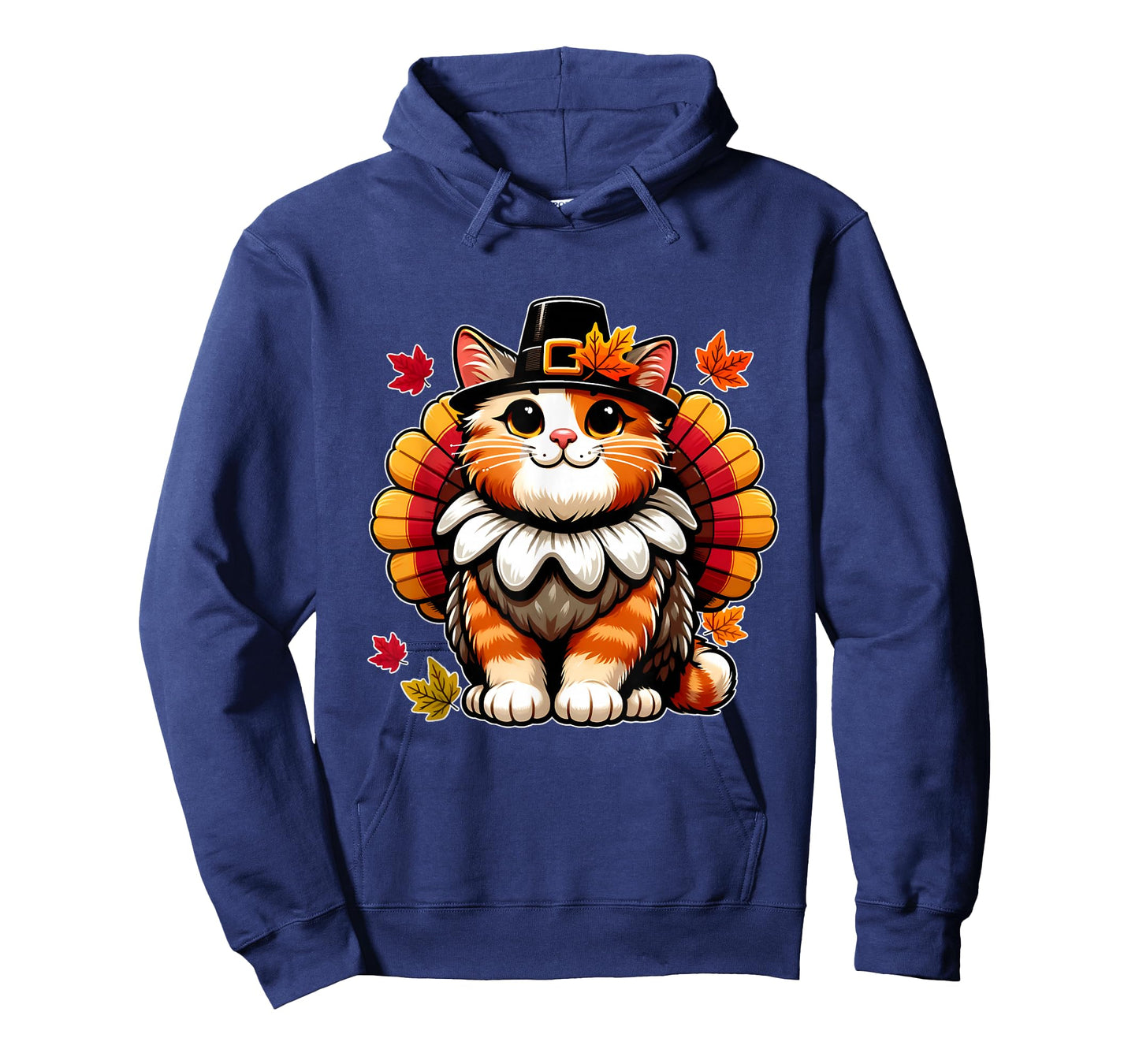 Funny Thanksgiving Shirts by Merch4life Pilgrim Cat in Turkey Disguise Thanksgiving T-Shirt