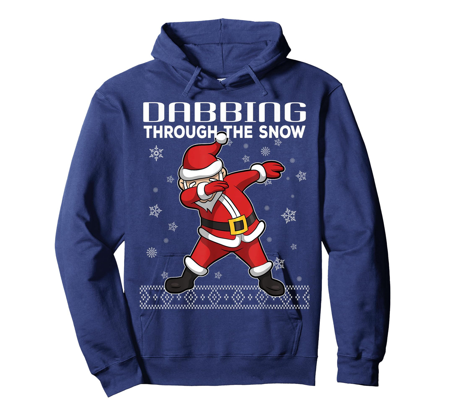 Boys Christmas Shirts Dabbing Through the Snow Santa Gift T-Shirt