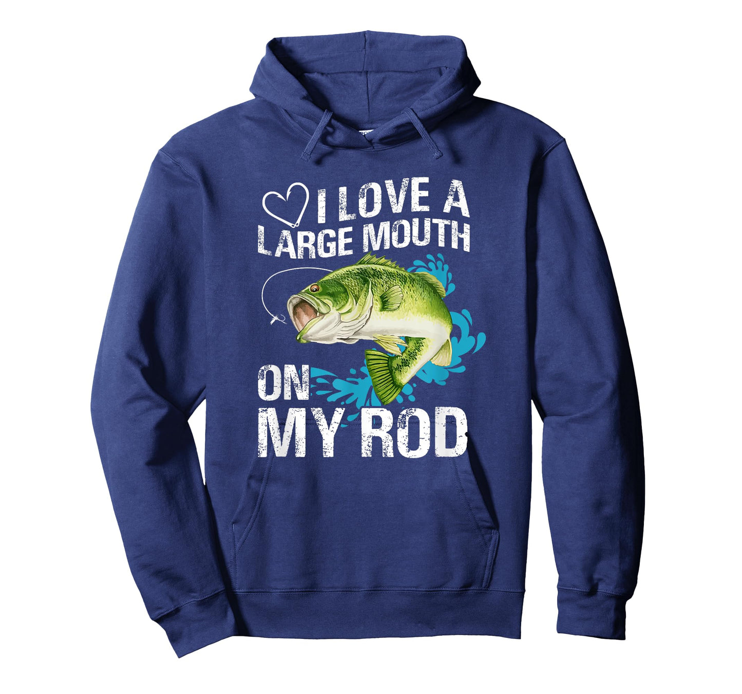 FUNNY FISHING SHIRT. I LOVE A LARGE MOUTH ON MY ROD. T-Shirt