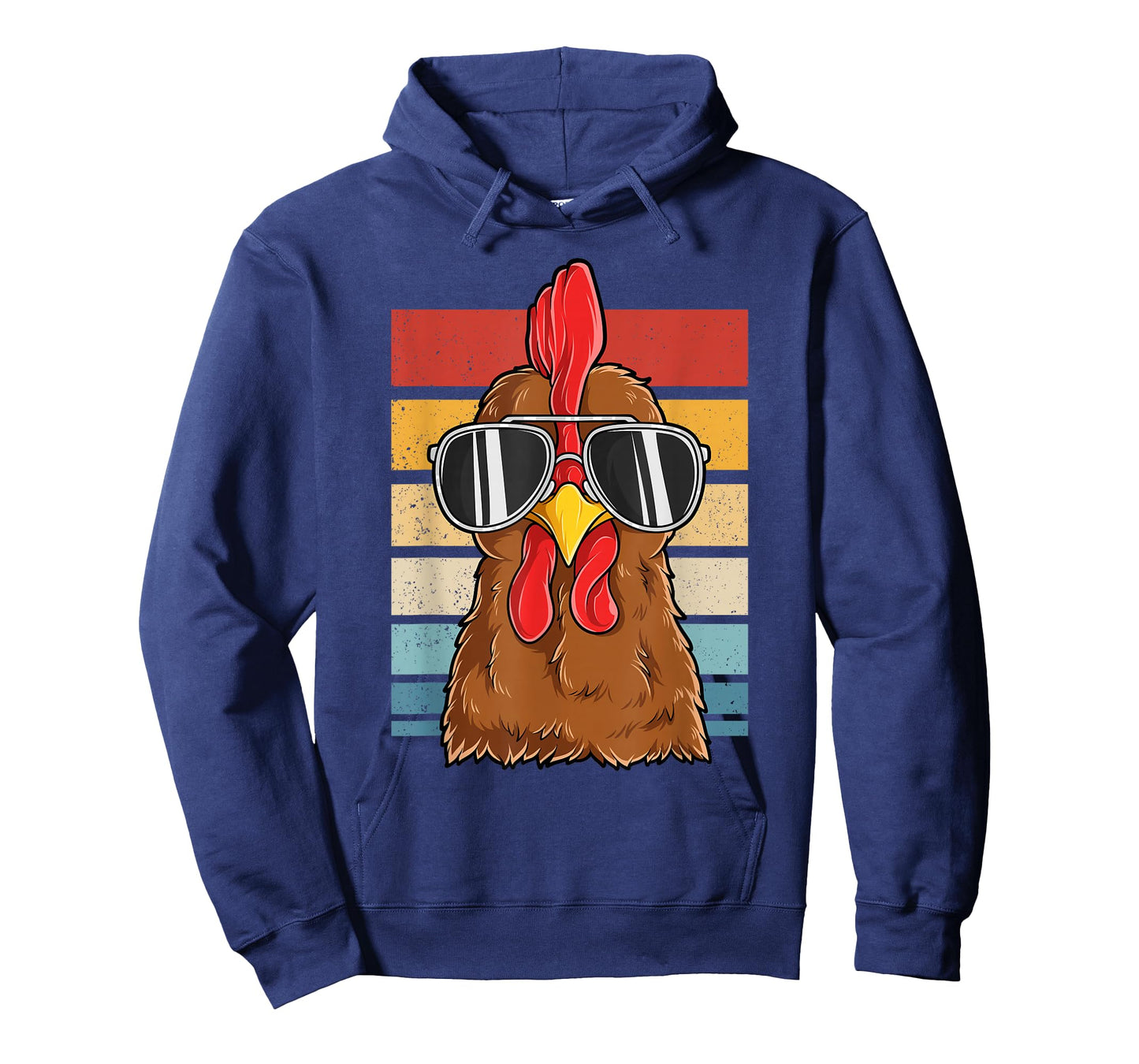 Cool Rooster Chicken Wearing Sunglasses Vintage Chicken Hen T-Shirt