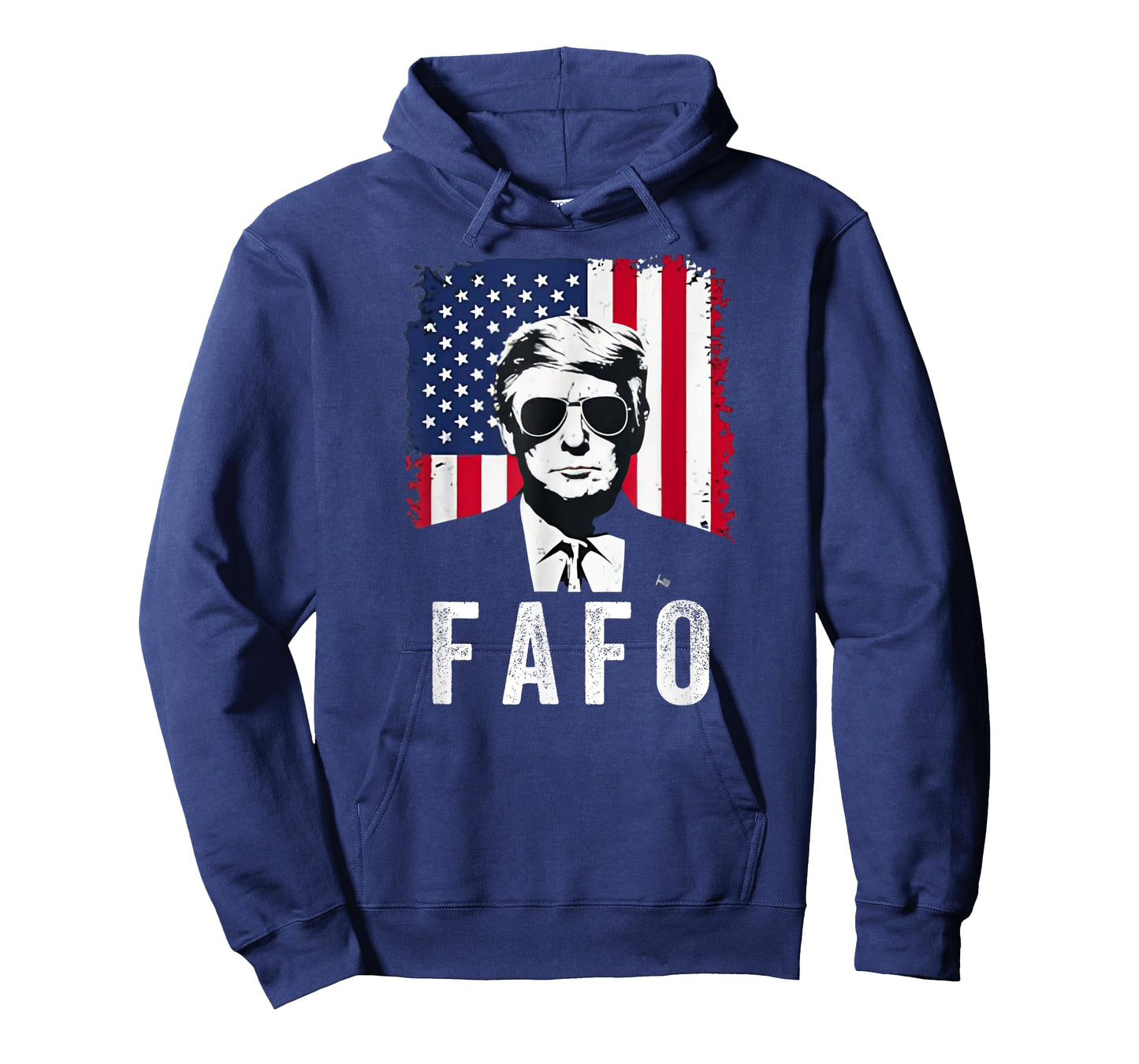 Vintage USA Flag Trump FAFO Patriotic Retro 47th President T-Shirt